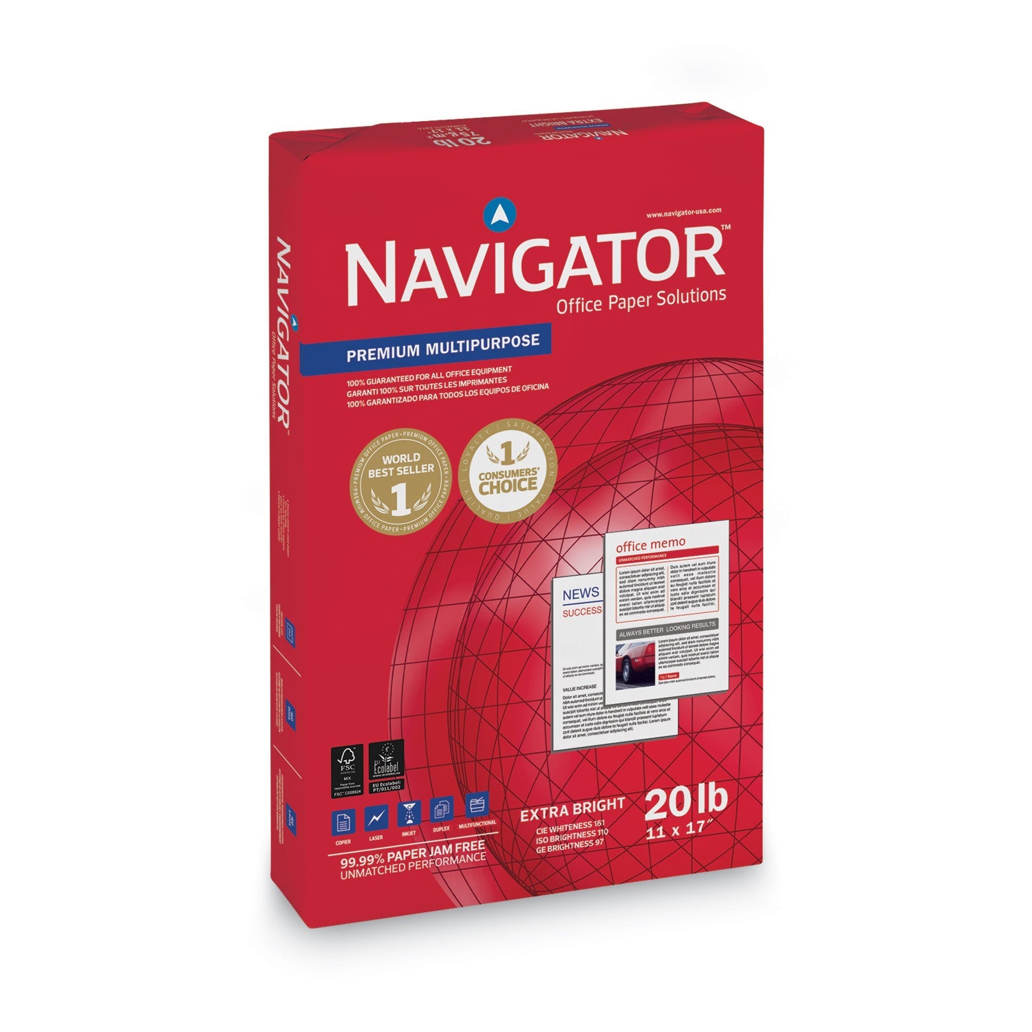 Multipurpose Copy Paper | Navigator® 11x17 | 20lb