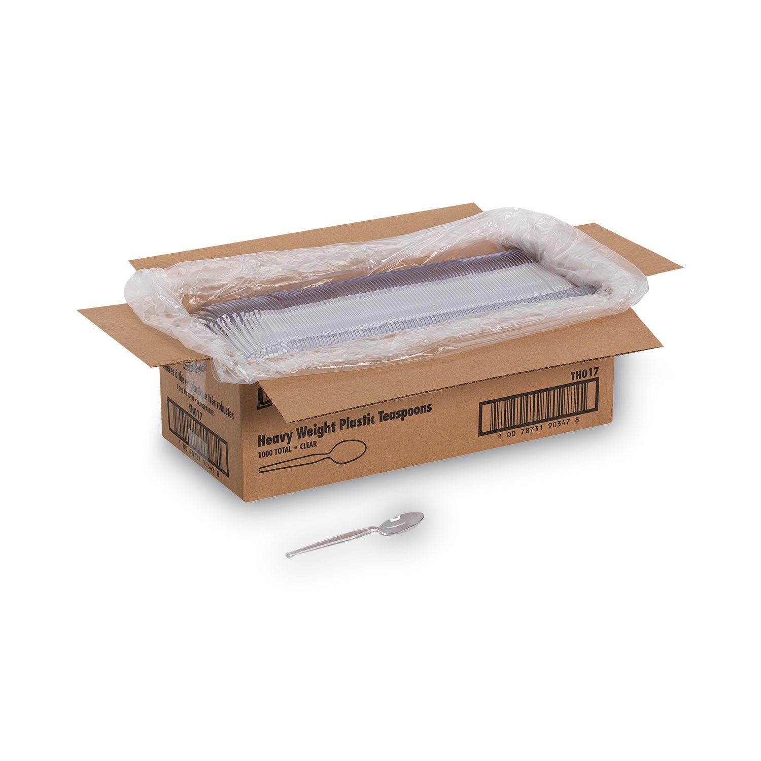 Heavyweight Spoon | Dixie® Plastic, Crystal Clear