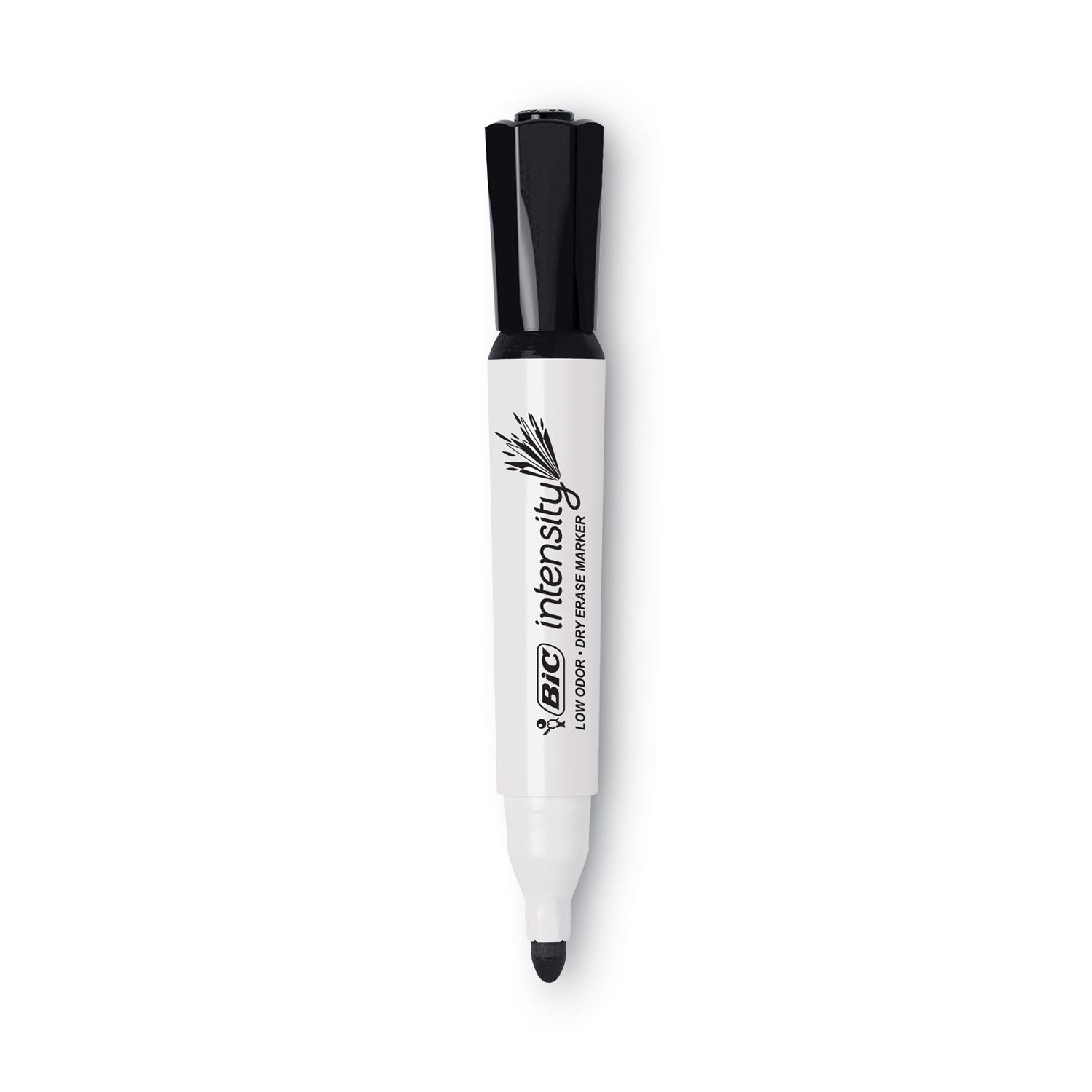 BIC® Intensity Bold Tank-Style Dry Erase Marker, Extra-Broad Bullet Tip, Assorted Colors, 4/set