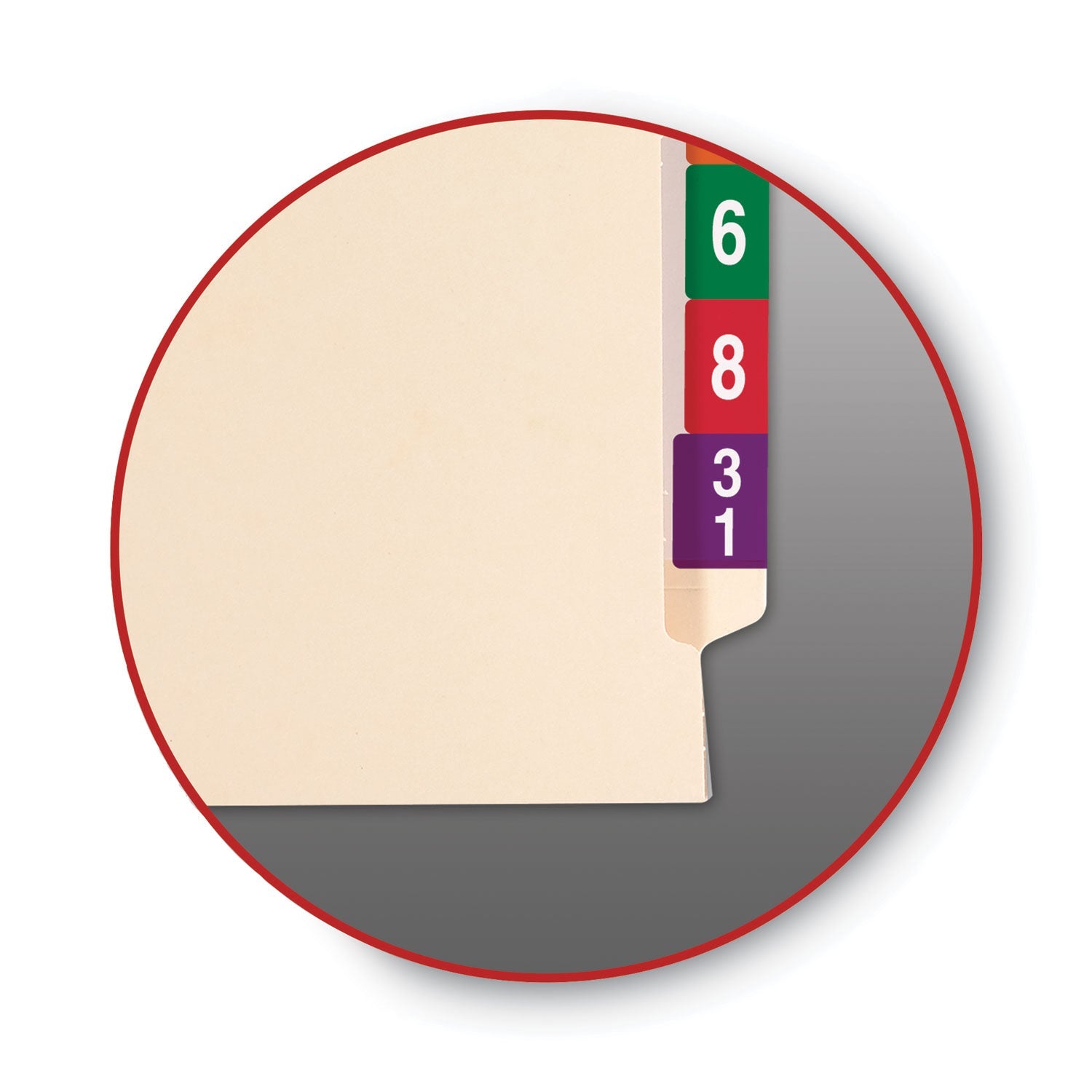 Smead End Tab Jackets With Reinforced Tabs, Straight Tab, Letter Size, 11-Pt Manila, 100/box