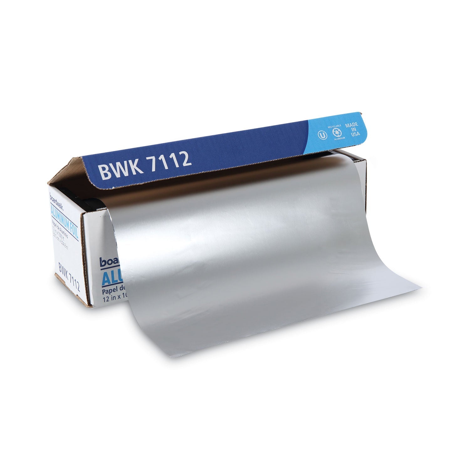 Boardwalk® Standard Aluminum Foil Roll, 63 Gauge, 12" x 1,000 ft