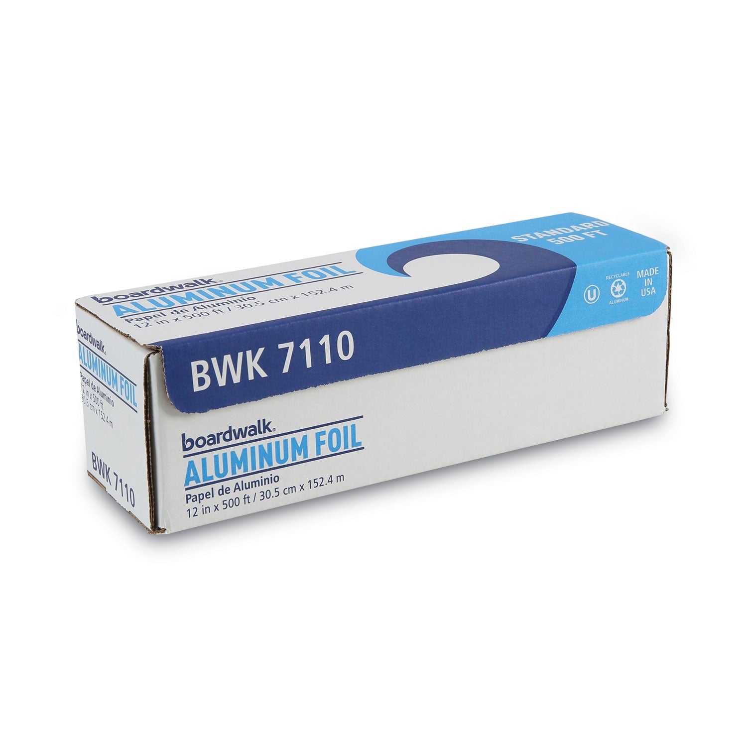 Boardwalk® Standard Aluminum Foil Roll, 63 Gauge, 12" x 500 ft