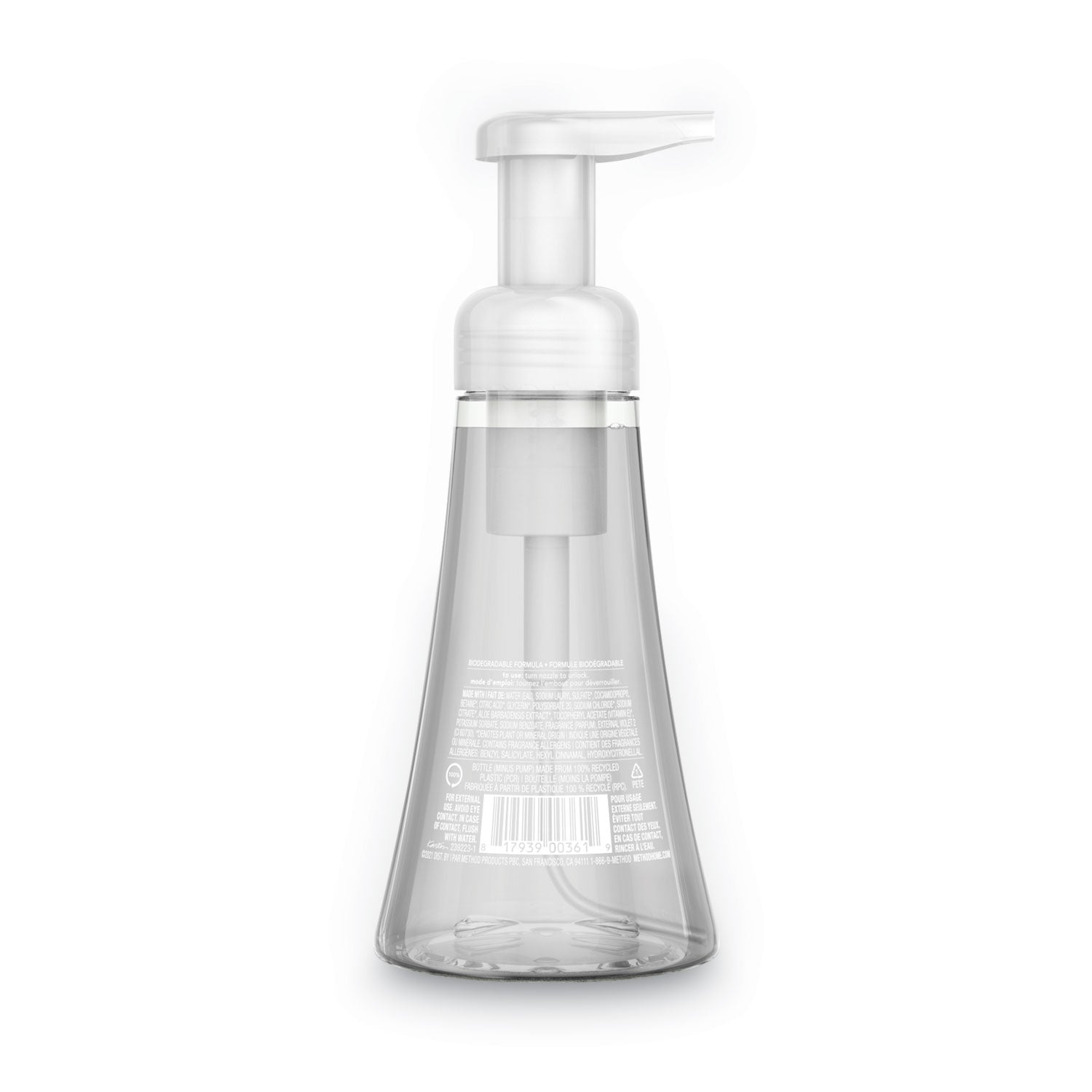 Method® Foaming Hand Wash, Sweet Water Scent, 10 oz, 6/Carton