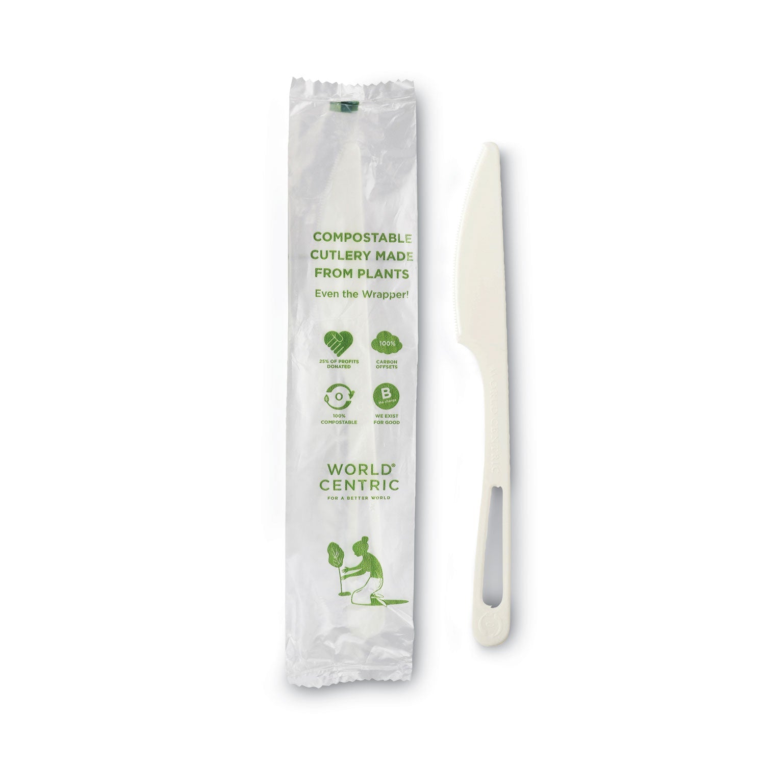 TPLA Compostable Cutlery | Knife | 750-Carton