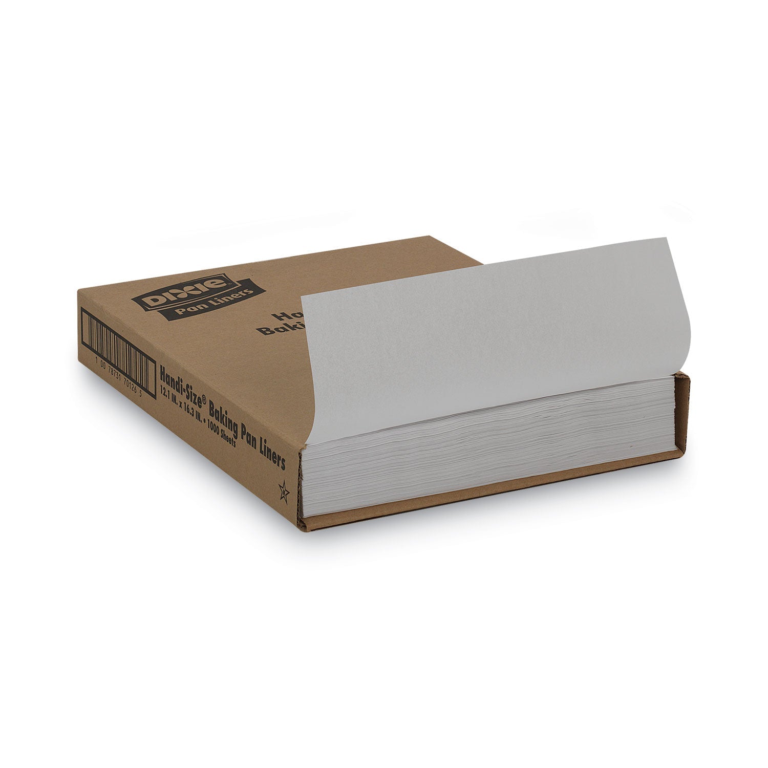 Dixie® Greaseproof Liftoff Pan Liners, 12.2 x 16.38, White, 1,000/Carton - Bloom Skins
