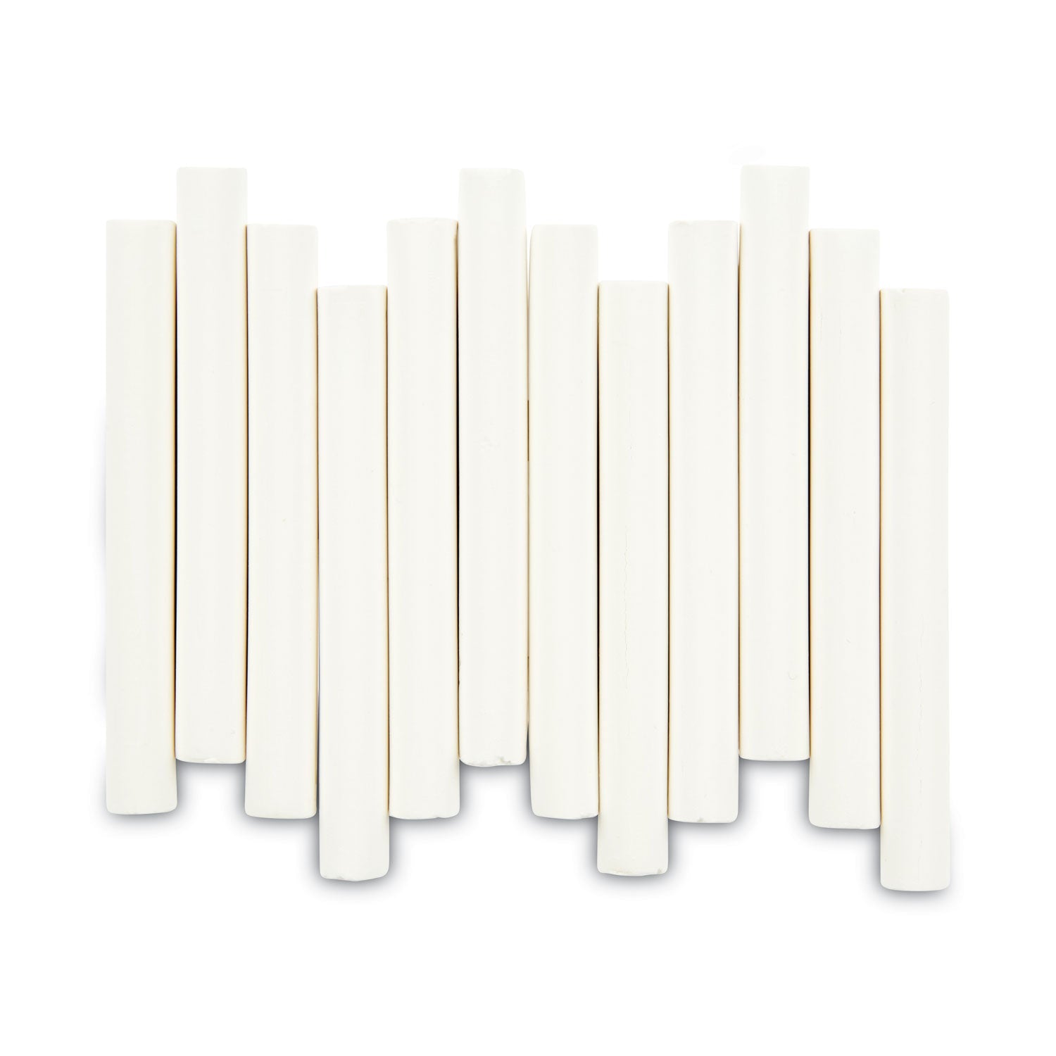 Crayola® Nontoxic Anti-Dust Chalk, 3" x 0.31" Diameter, White, 12 Sticks/Box