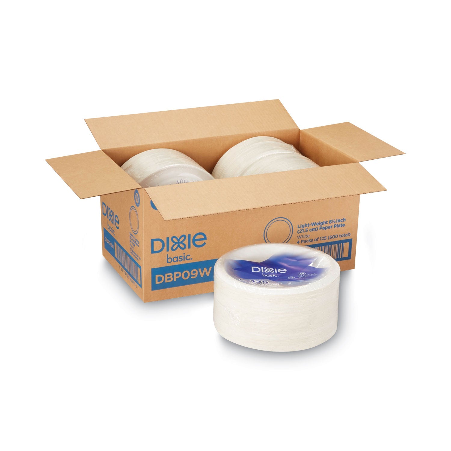 Dixie Paper Dinnerware | 8.5" Plate, 4/Carton