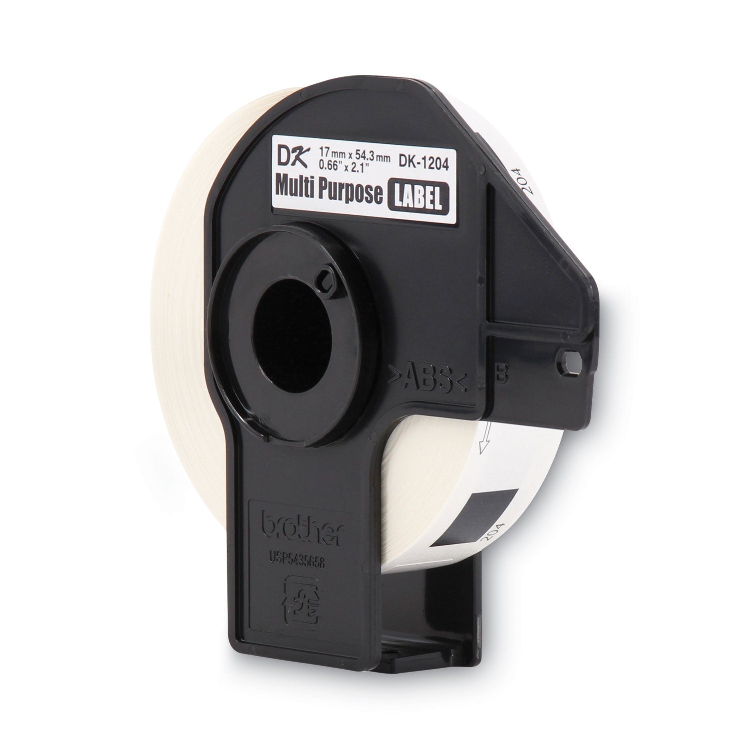 Brother Die-Cut Multipurpose Labels, 0.66" x 2.1", White, 400 Labels/Roll