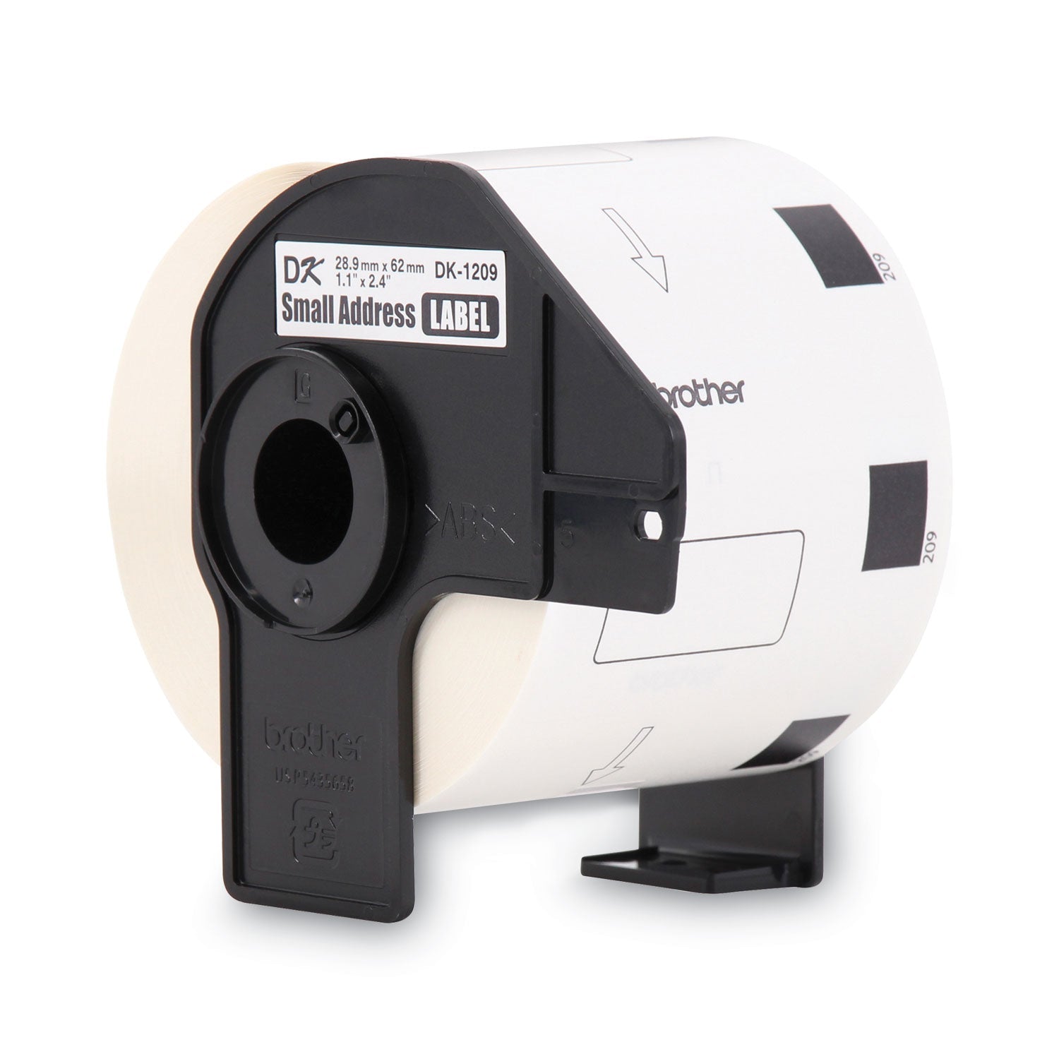 Brother Die-Cut Address Labels, 1.1" x 2.4", White, 800 Labels/Roll