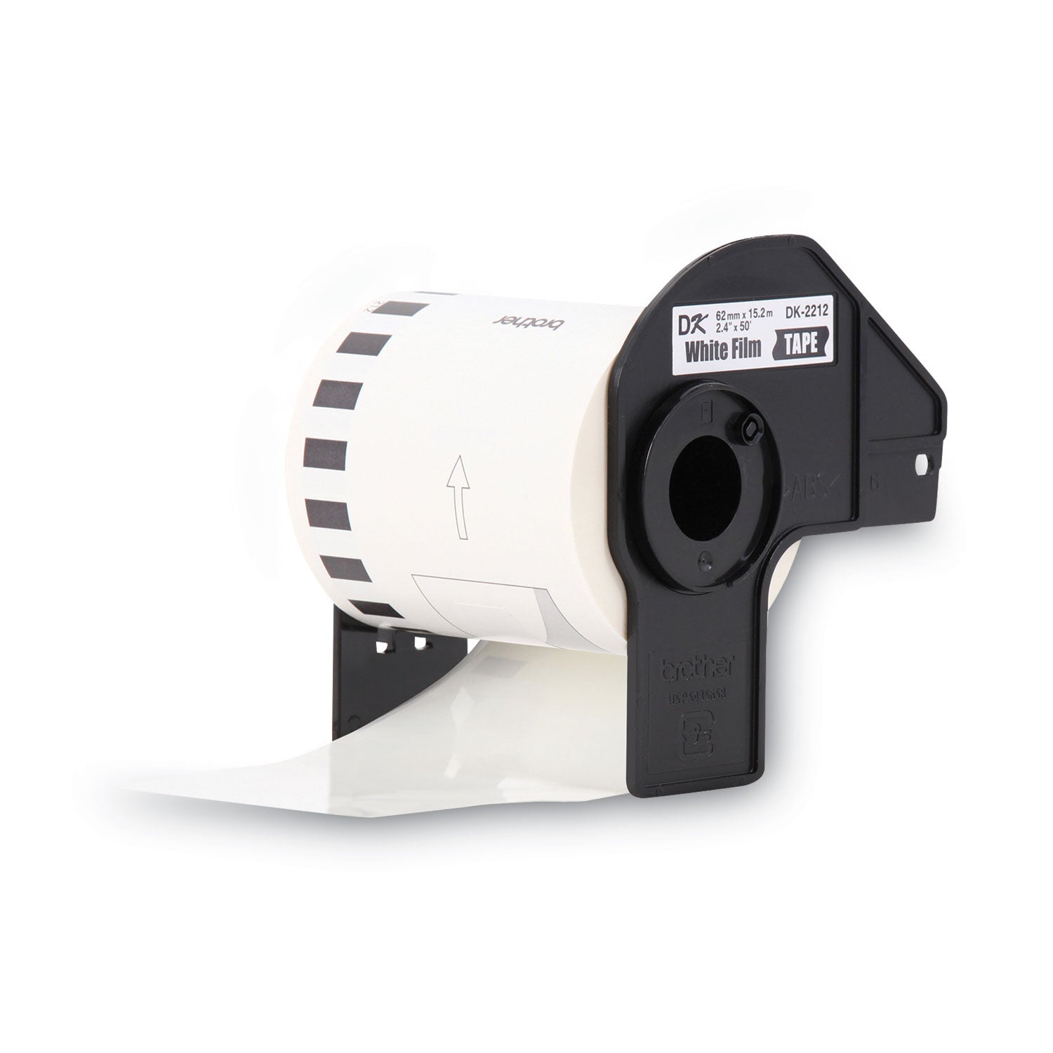Continuous Film Label Tape | 2.4"x50' | White