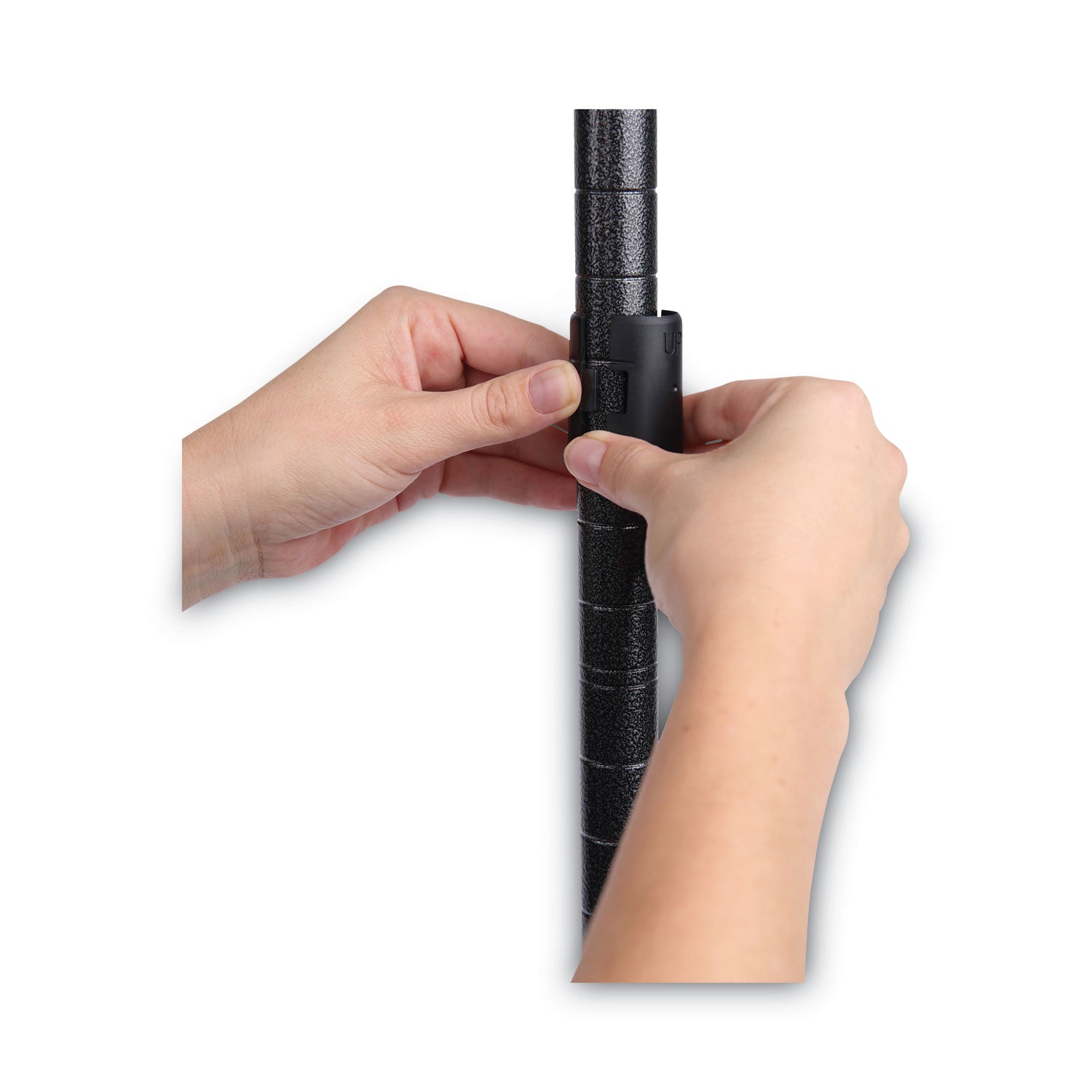 Alera® Nsf Certified 6-Shelf Wire Shelving Kit, 48w X 18d X 72h, Black Anthracite