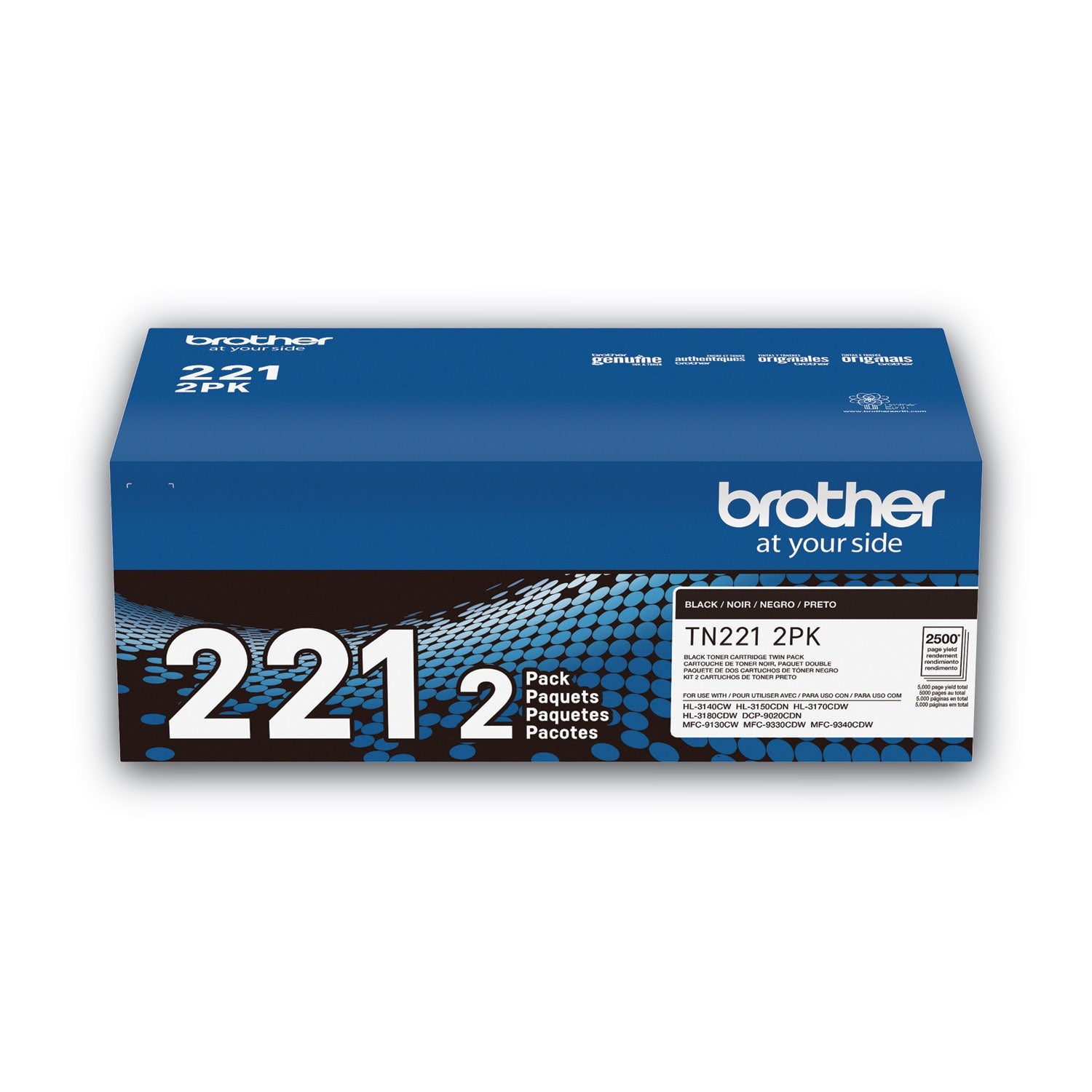 TN2212PK Toner | Brother | Black, 2-Pack