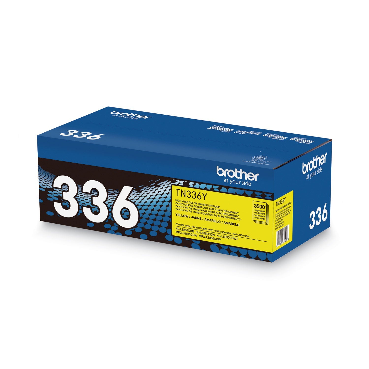 Brother Tn336y High-Yield Toner, 3,500 Page-Yield, Yellow