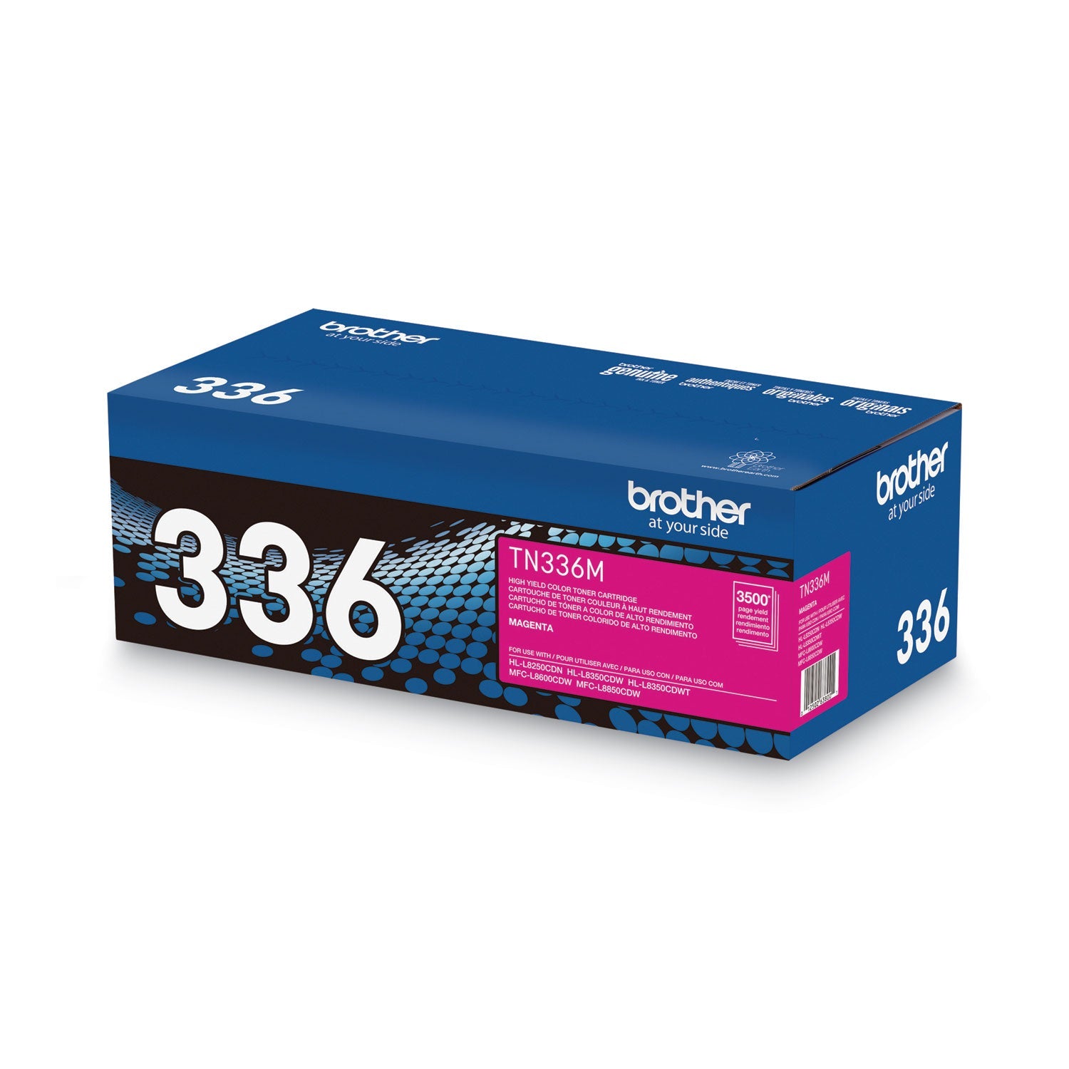 Brother Tn336m High-Yield Toner, 3,500 Page-Yield, Magenta