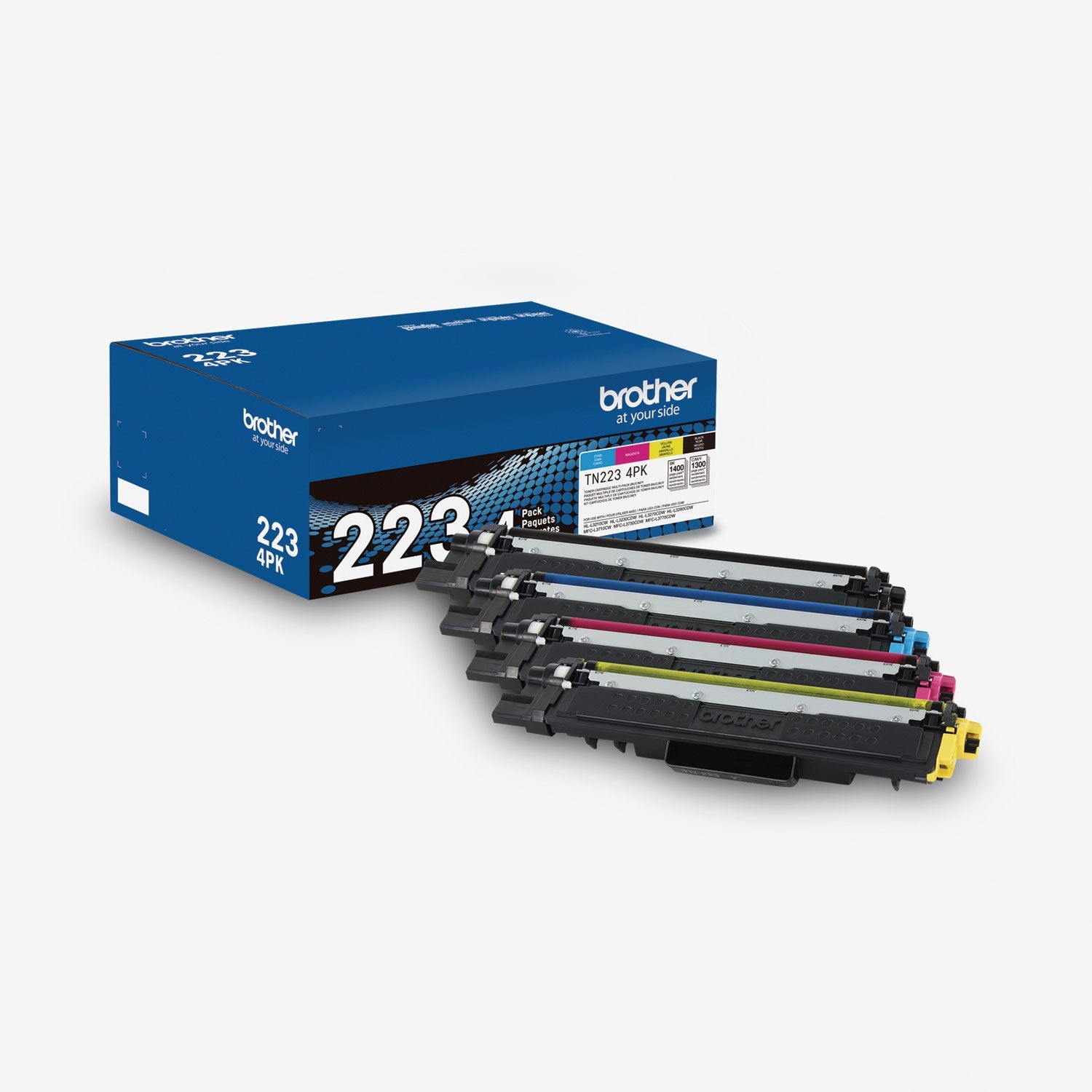TN2234PK Toner | Brother | BKCMY 4-Pack
