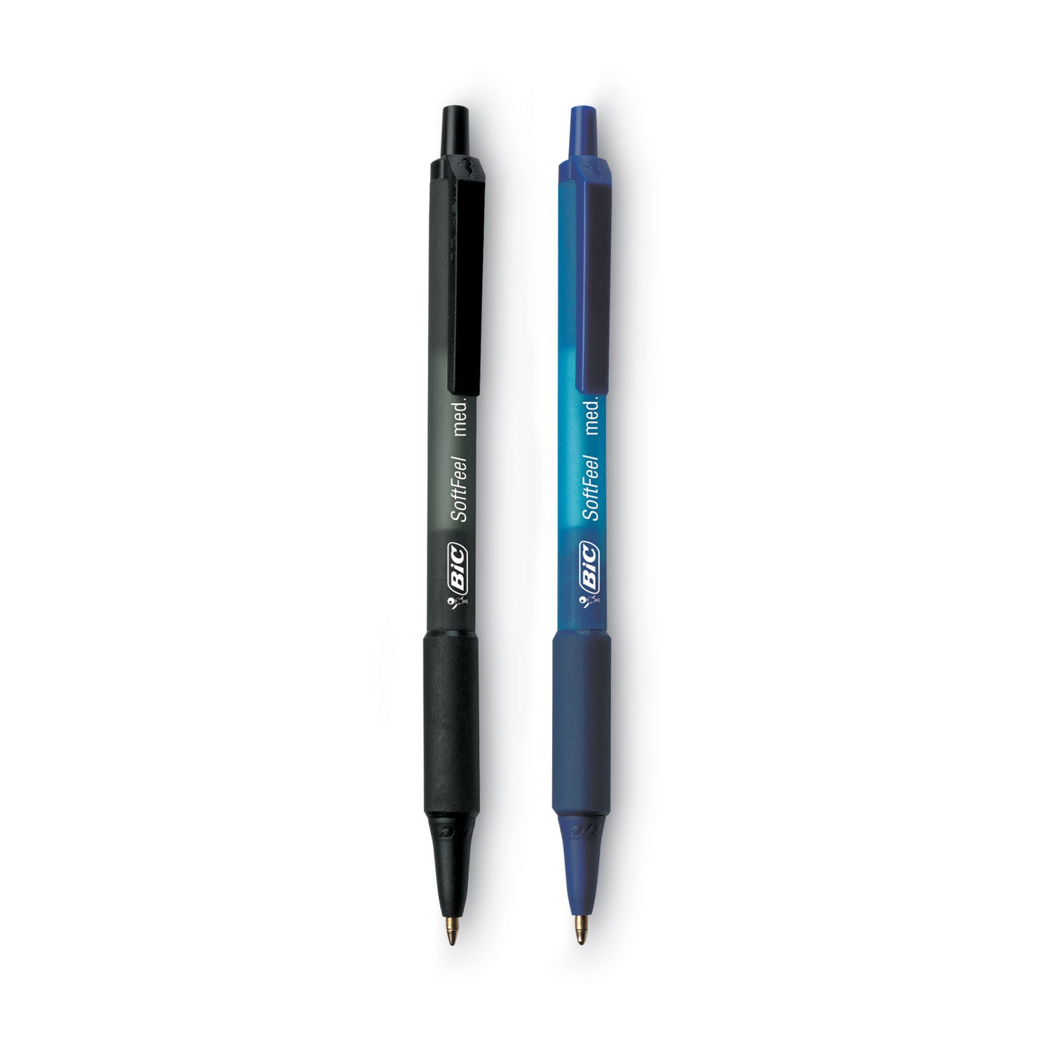 BIC® Soft Feel Ballpoint Pen Value Pack, Retractable, Medium 1 Mm, Assorted Ink And Barrel Colors, 36/pack
