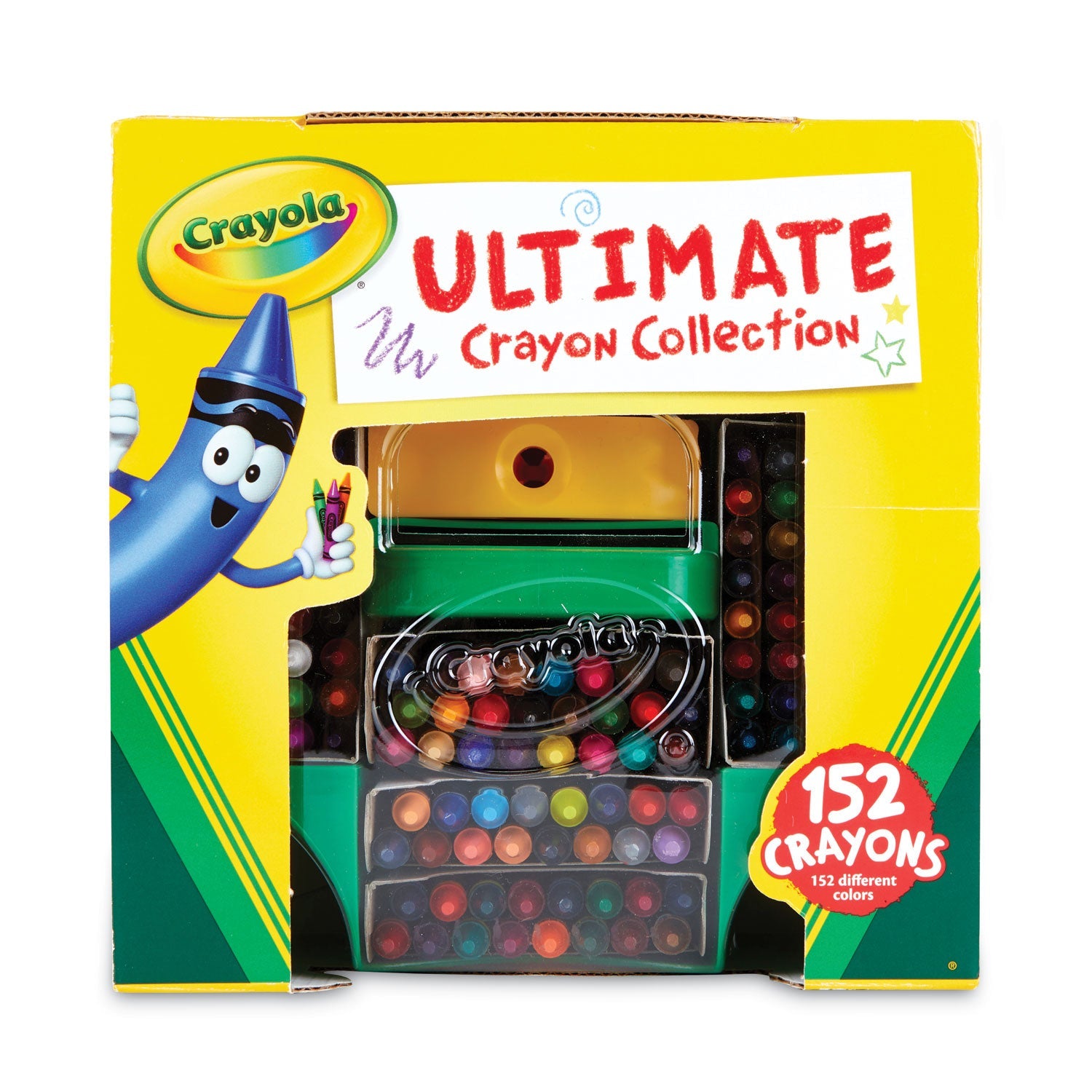 Crayola® Ultimate Crayon Case, Sharpener Caddy, 152 Colors