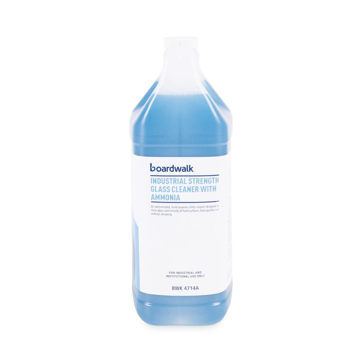 Boardwalk® Industrial Strength Glass Cleaner With Ammonia, 1 Gal Bottle