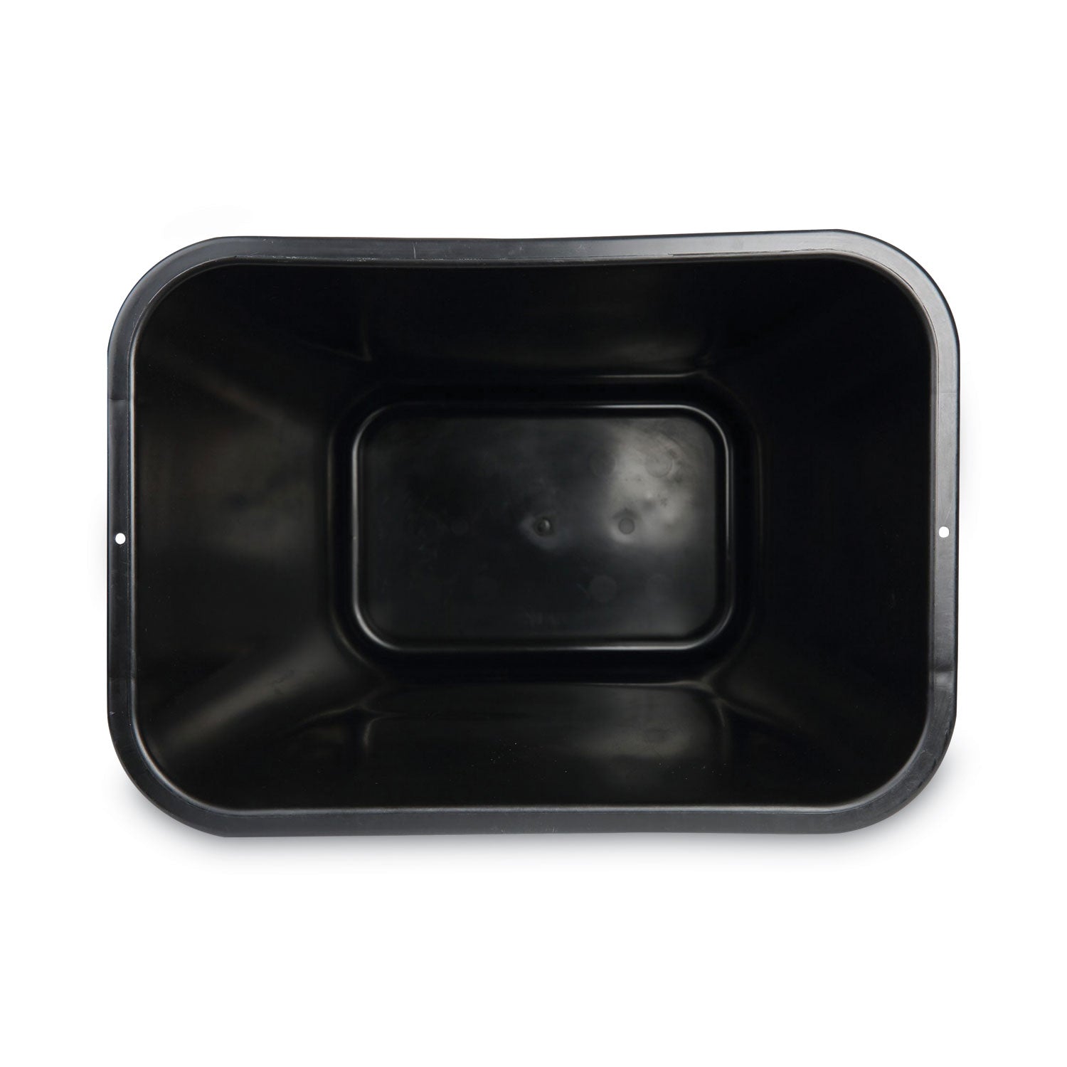 Boardwalk® Soft-Sided Wastebasket, 41 Qt, Plastic, Black