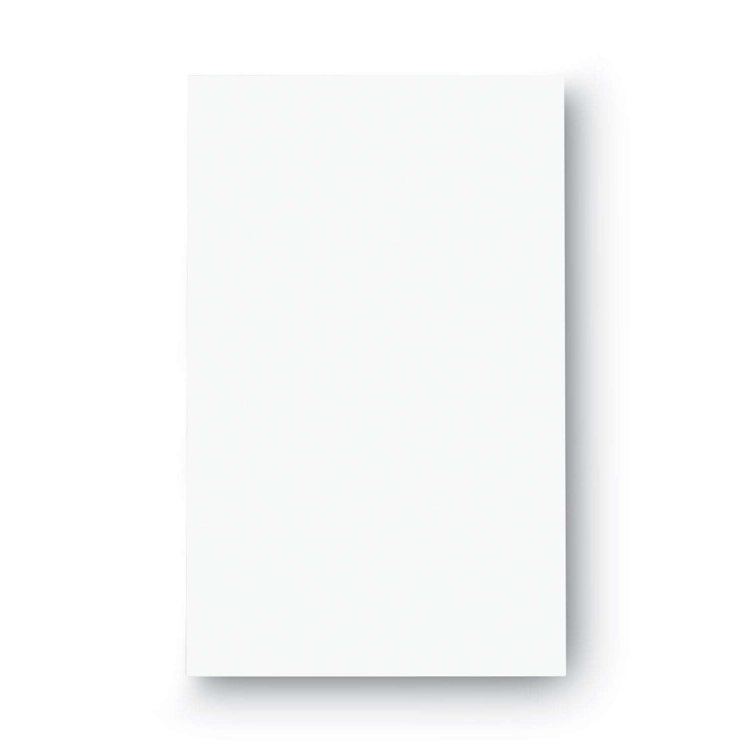 Scratch Pads | 5x8 Unruled, White, 12-Pack