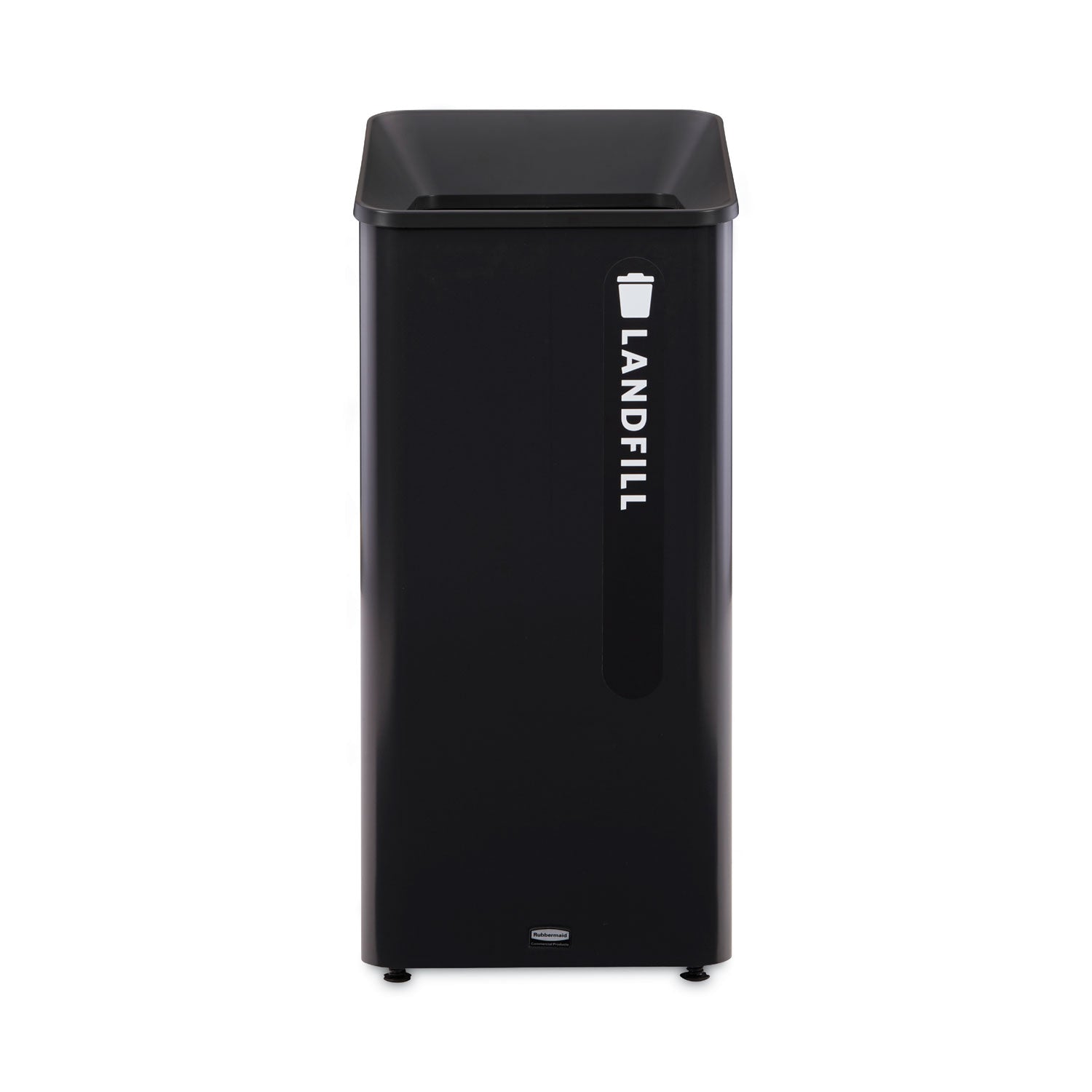 Sustain Decorative Refuse Can | 23 gal, Black