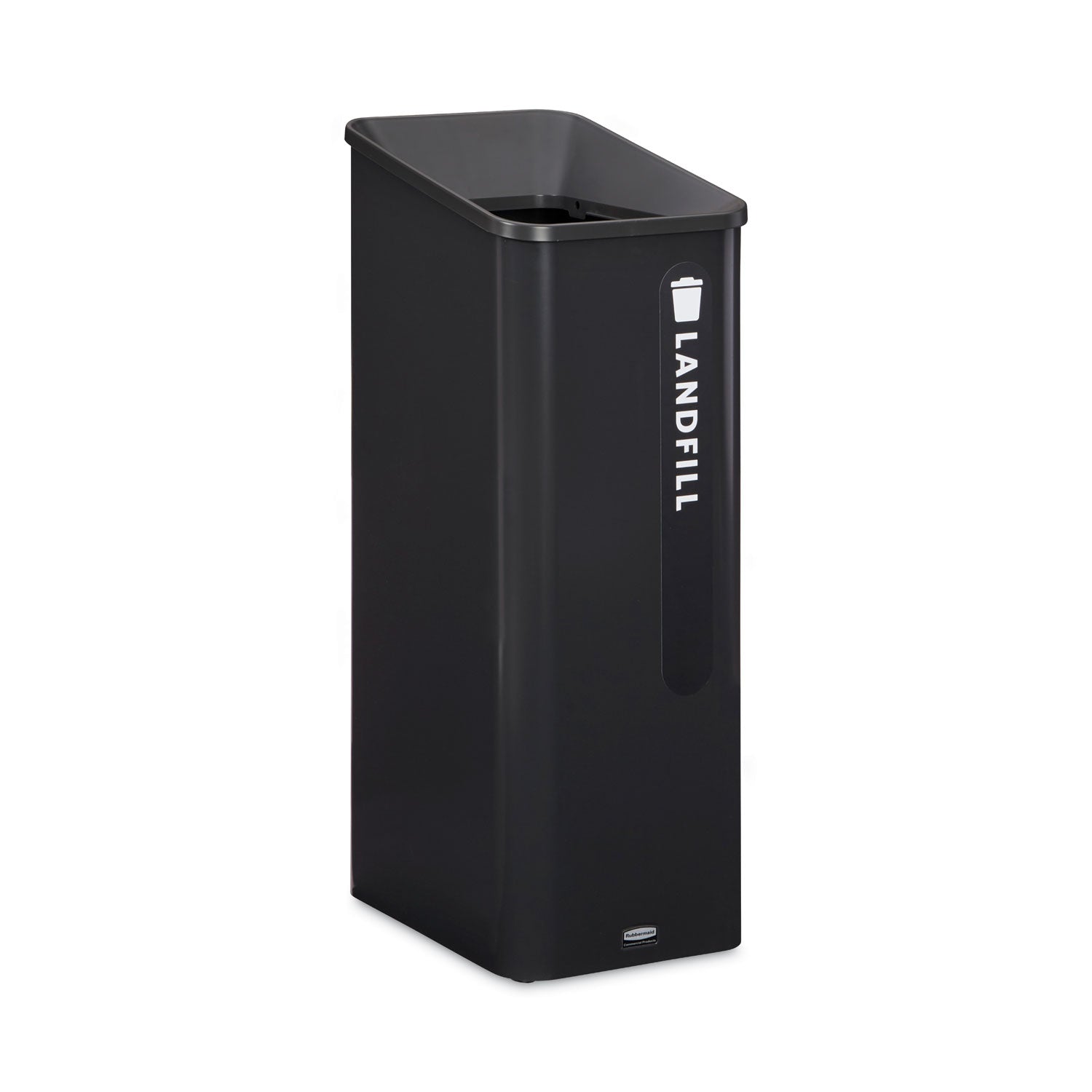 Sustain Decorative Refuse Can | 15 gal, Black