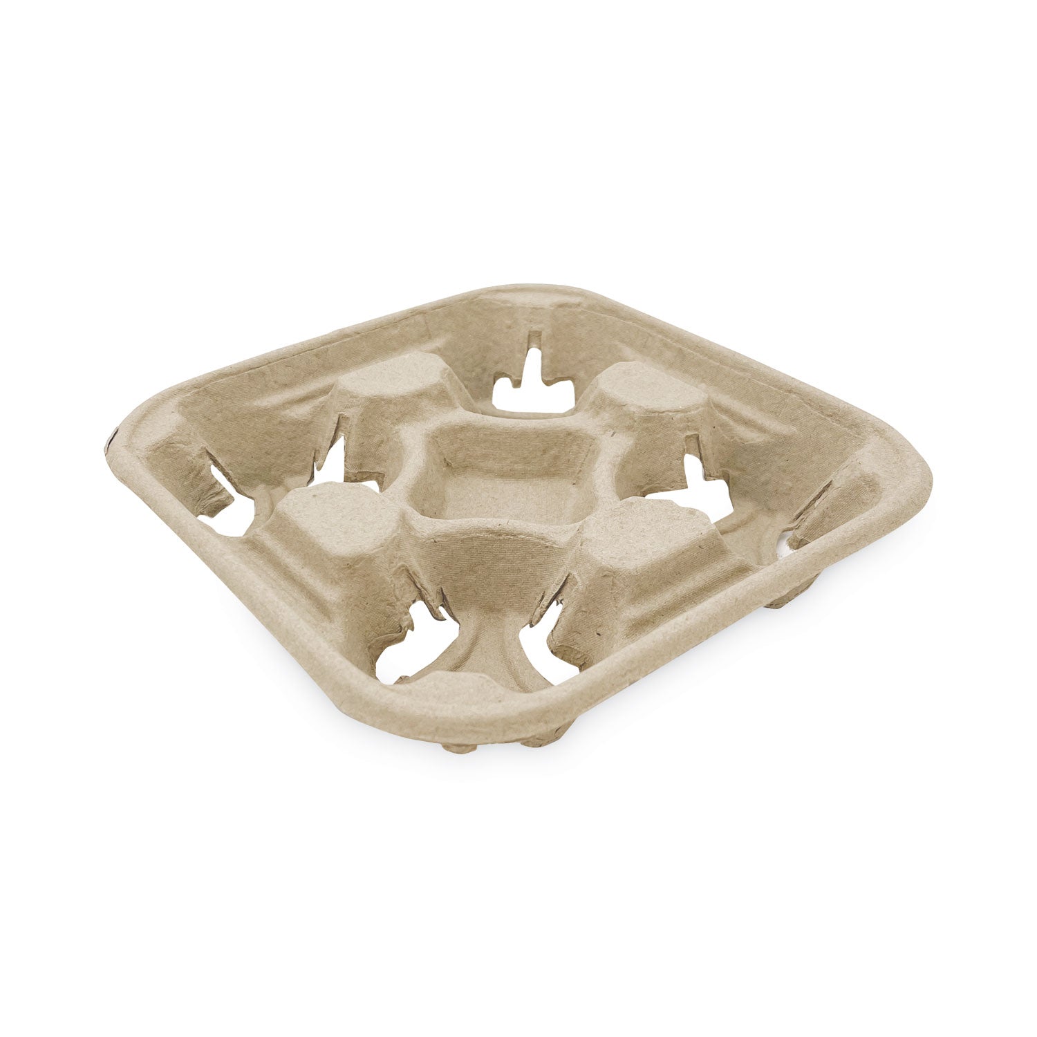 Boardwalk Cup Carrier Tray | 4-Cup, Kraft, 300