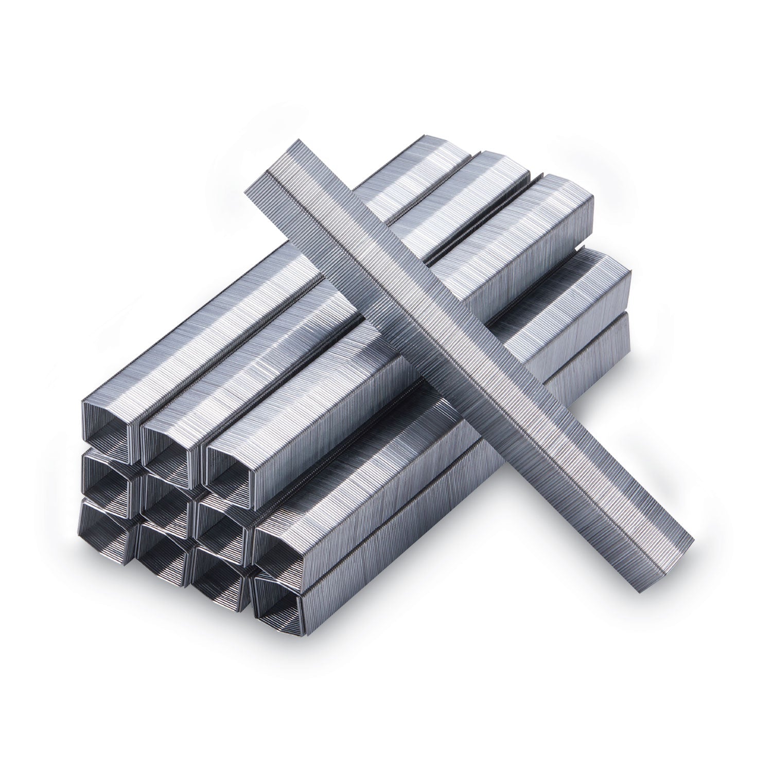 Bostitch® B8 Powercrown Premium Staples, 0.38" Leg, 0.5" Crown, Steel, 5,000/box