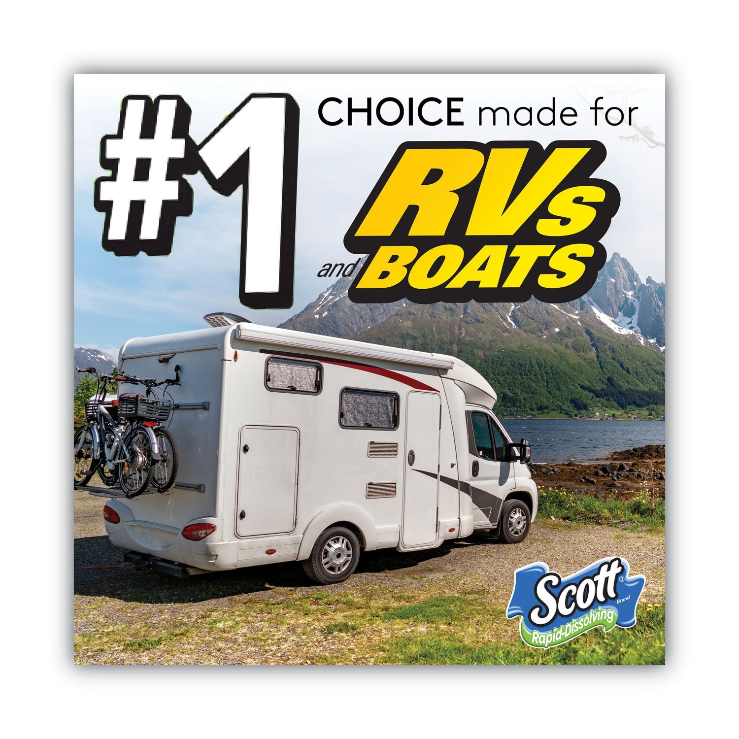 Scott® Rapid-Dissolving Toilet Paper, Bath Tissue, Septic Safe, 1-Ply, White, 231 Sheets/roll, 4/rolls/pack, 12 Packs/carton