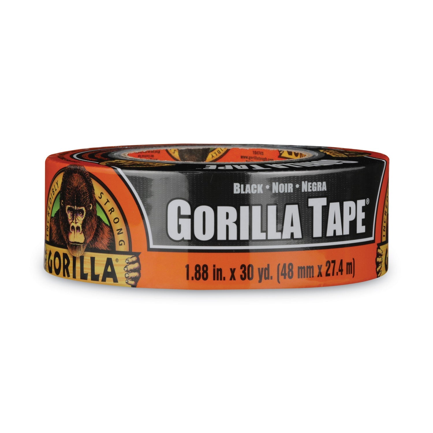 Gorilla Tape | 1.88" x 30 Yds | Black