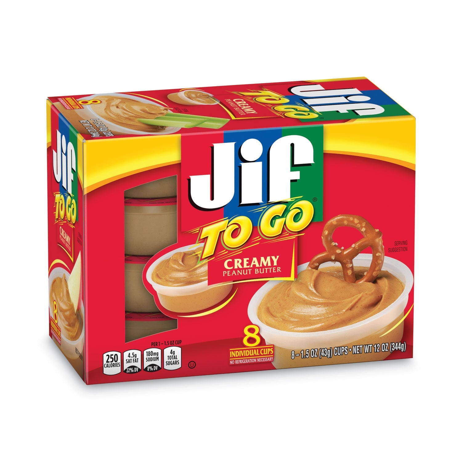 Jif To Go Creamy Peanut Butter | 1.5 oz Cups