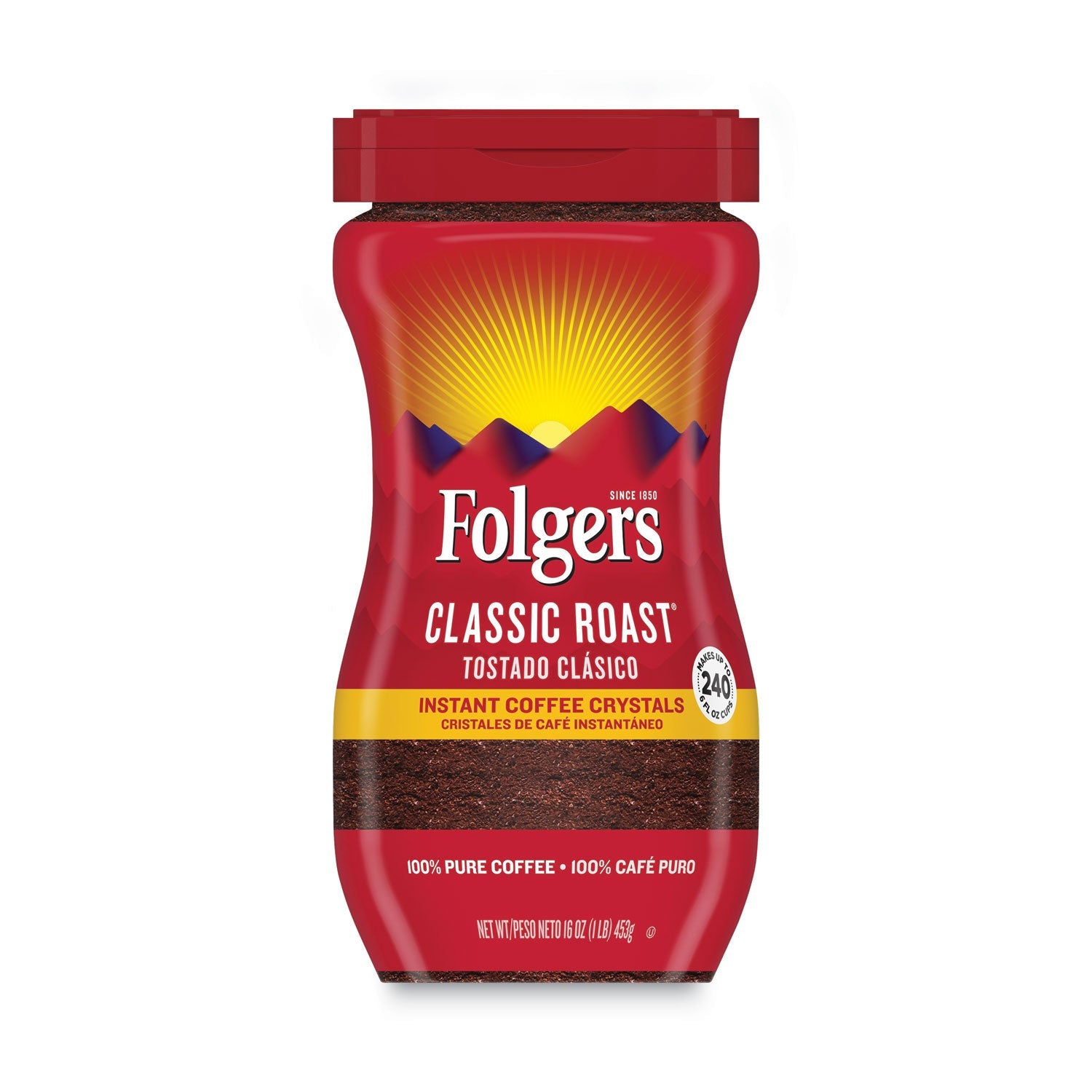 Instant Coffee Crystals | Classic Roast, 16oz