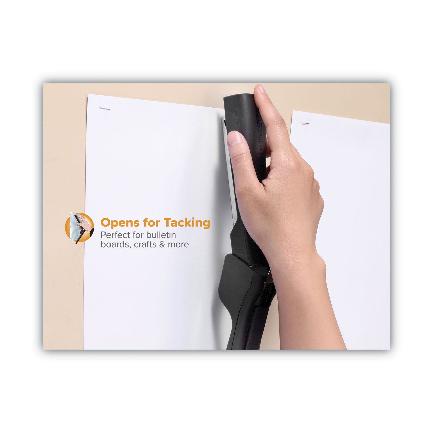 Bostitch® Dynamo Stapler, 20-Sheet Capacity, Black