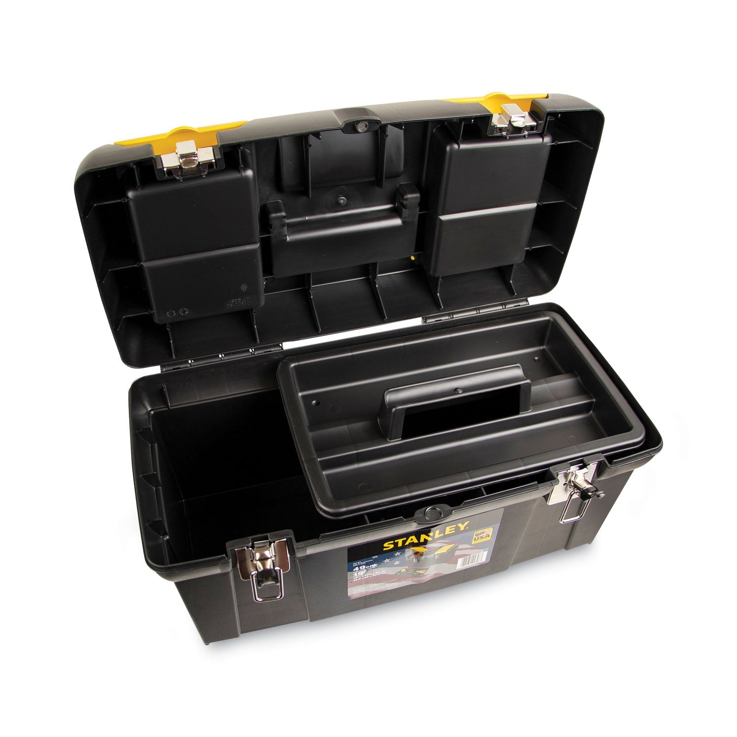 Stanley® Series 2000 Toolbox W/tray, Two Lid Compartments