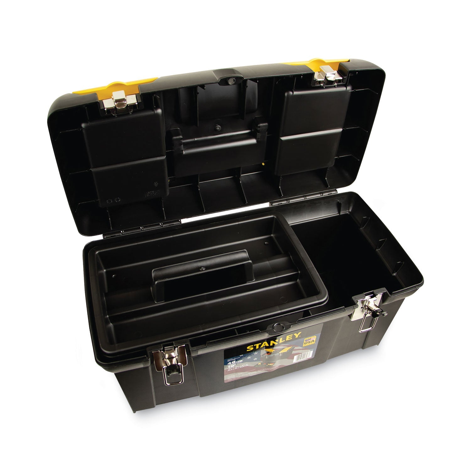 Stanley® Series 2000 Toolbox W/tray, Two Lid Compartments