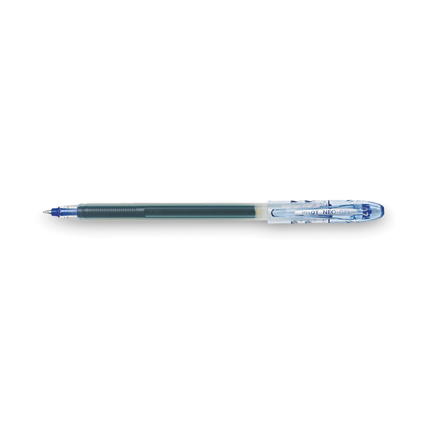 Pilot® Neo-Gel Gel Pen, Stick, Fine 0.7 mm, Blue Ink, Translucent Blue Barrel, Dozen