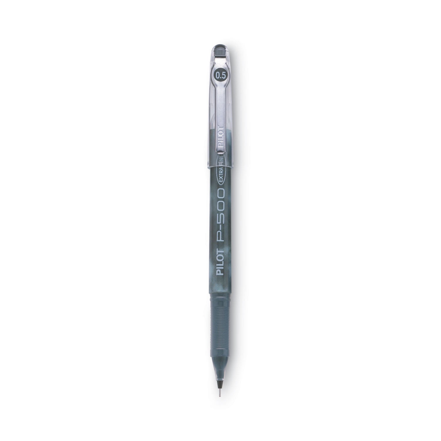 Pilot® Precise P-500 Gel Pen, Stick, Extra-Fine 0.5 Mm, Black Ink, Black Barrel, Dozen