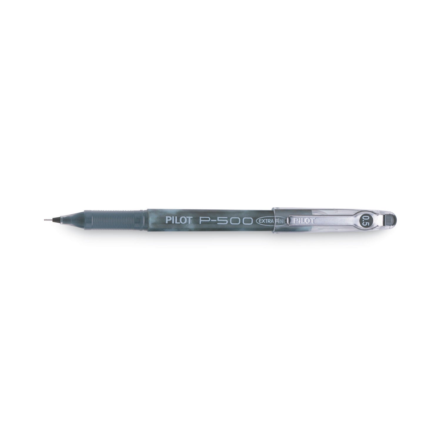 Pilot® Precise P-500 Gel Pen, Stick, Extra-Fine 0.5 Mm, Black Ink, Black Barrel, Dozen