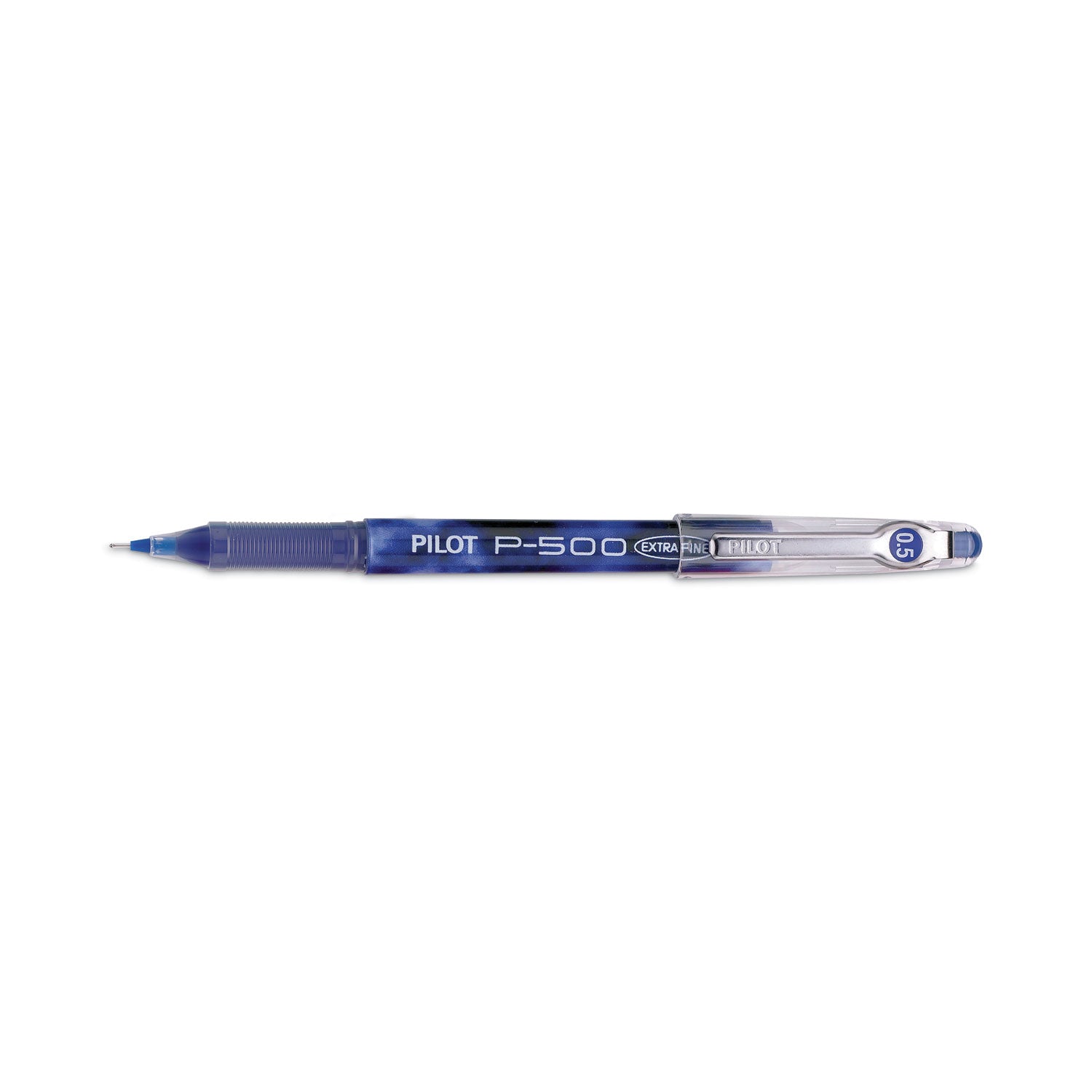 Pilot® Precise P-500 Gel Pen, Stick, Extra-Fine 0.5 Mm, Blue Ink, Blue Barrel, Dozen