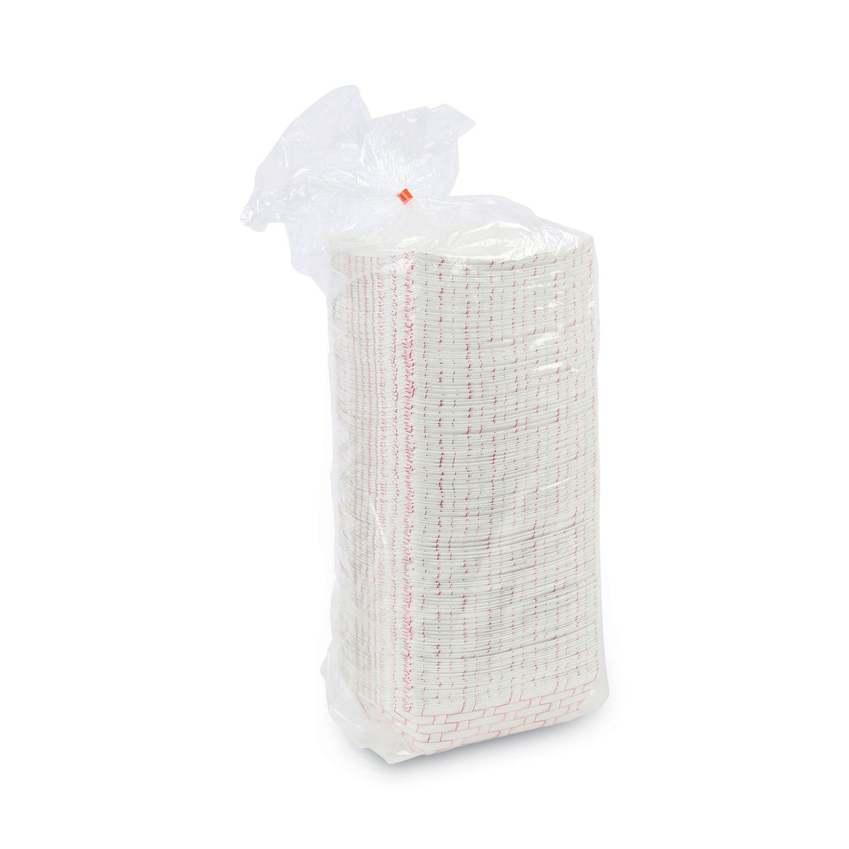 Boardwalk® Paper Food Baskets, 2.5 Lb Capacity, Red/white, 500/carton