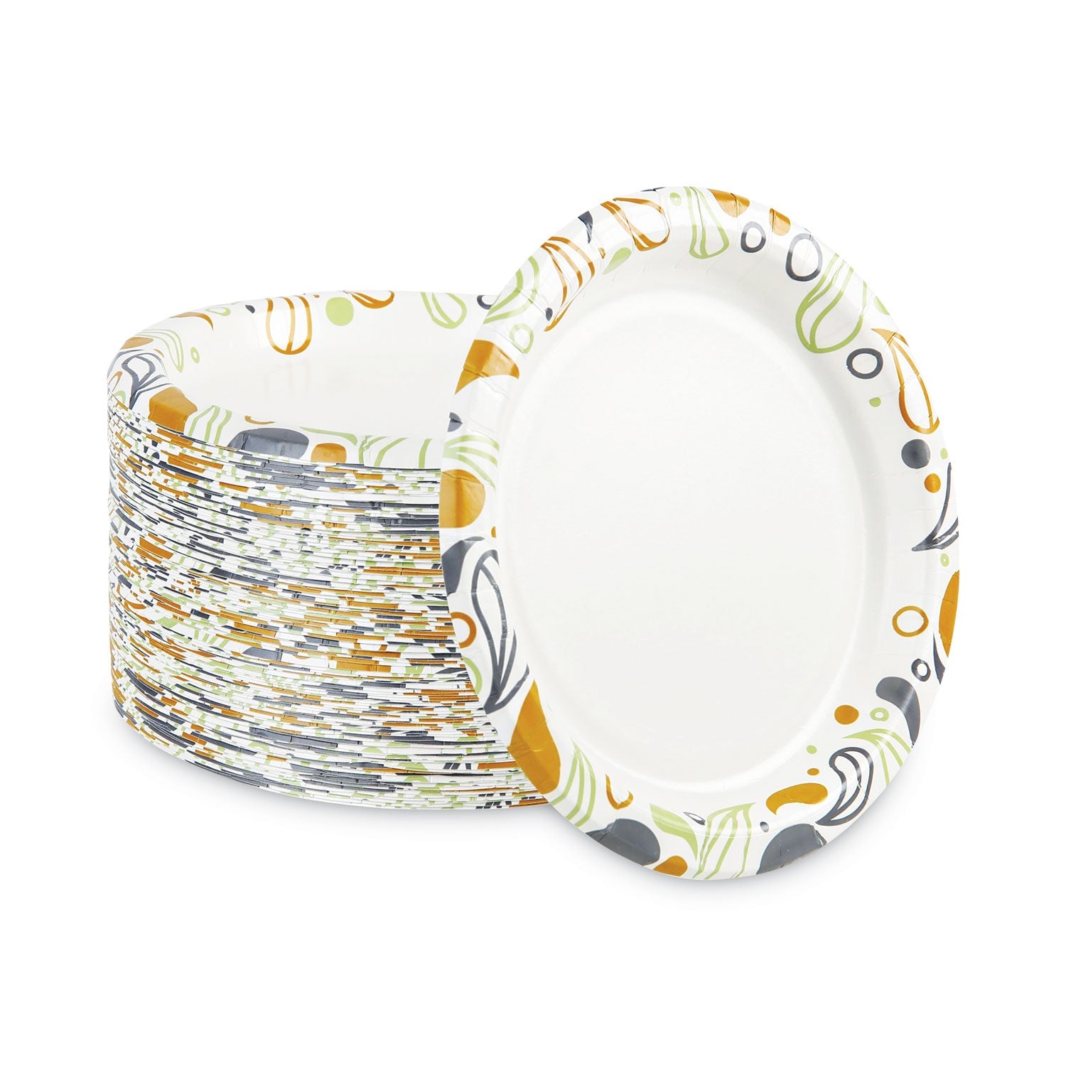 Deerfield Printed Paper Plates | 9", 8 Packs/Ct