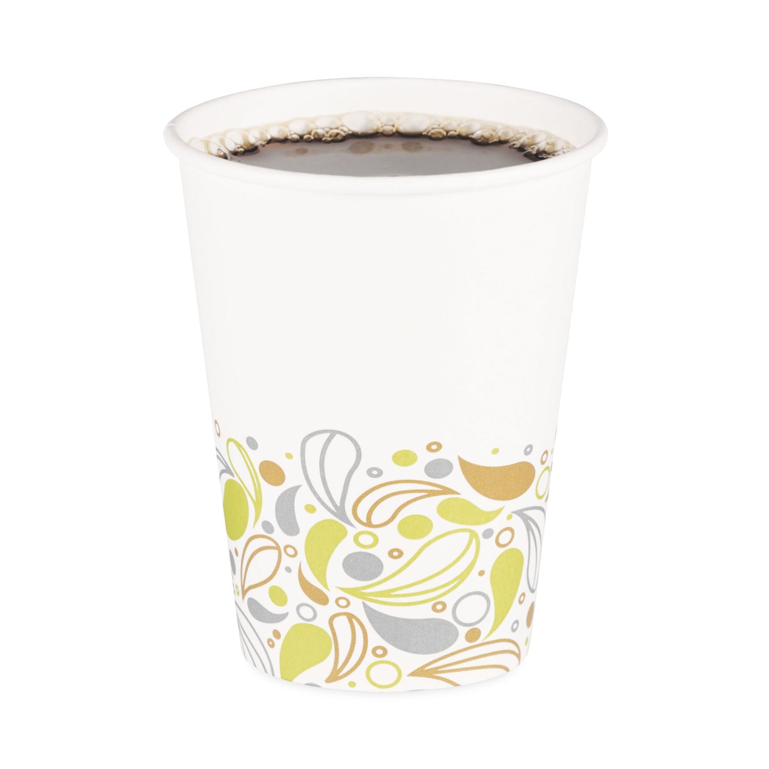 12 oz Printed Paper Hot Cups | 1000/Ctn