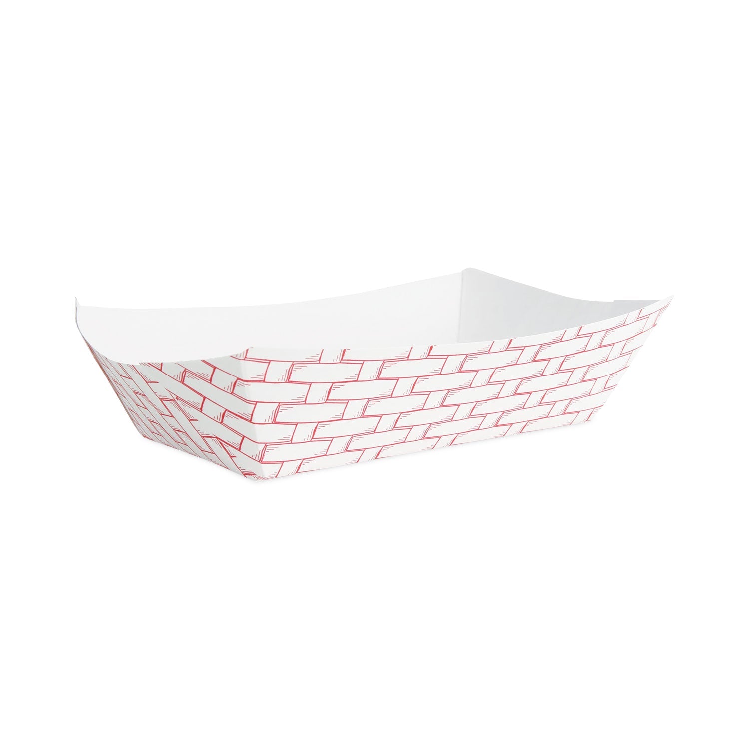 Paper Food Baskets | 5lb Red/White | 500/Carton