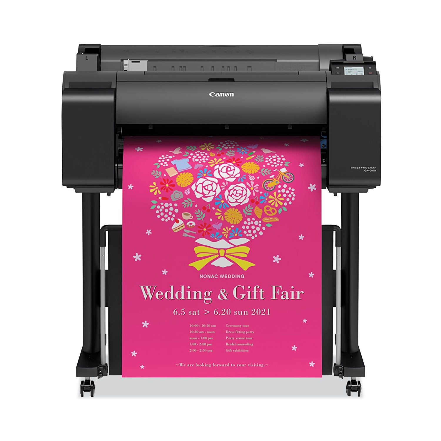 Canon® imagePROGRAF GP-200 Wide Format Inkjet Printer
