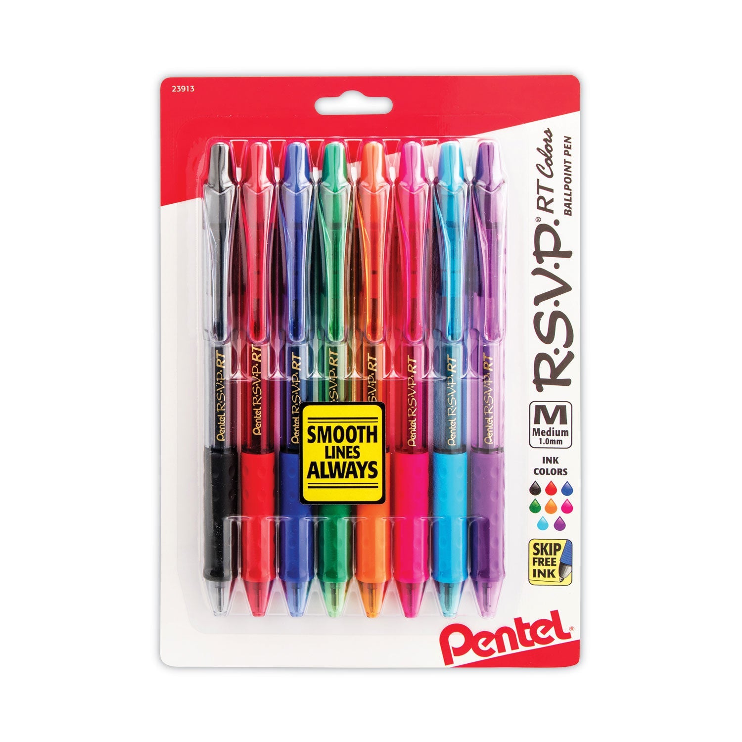 R.s.v.p. Rt Ballpoint Pen | Assorted | 8-Pack