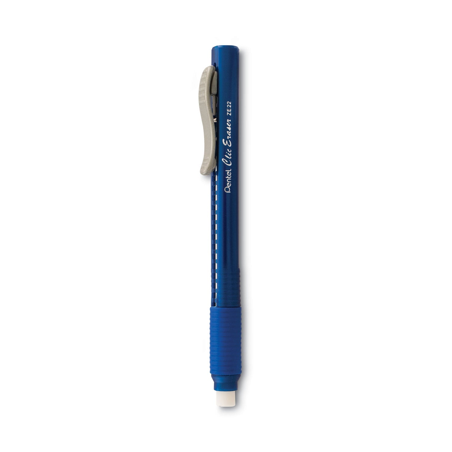 Clic Eraser Grip Eraser | Blue Barrel