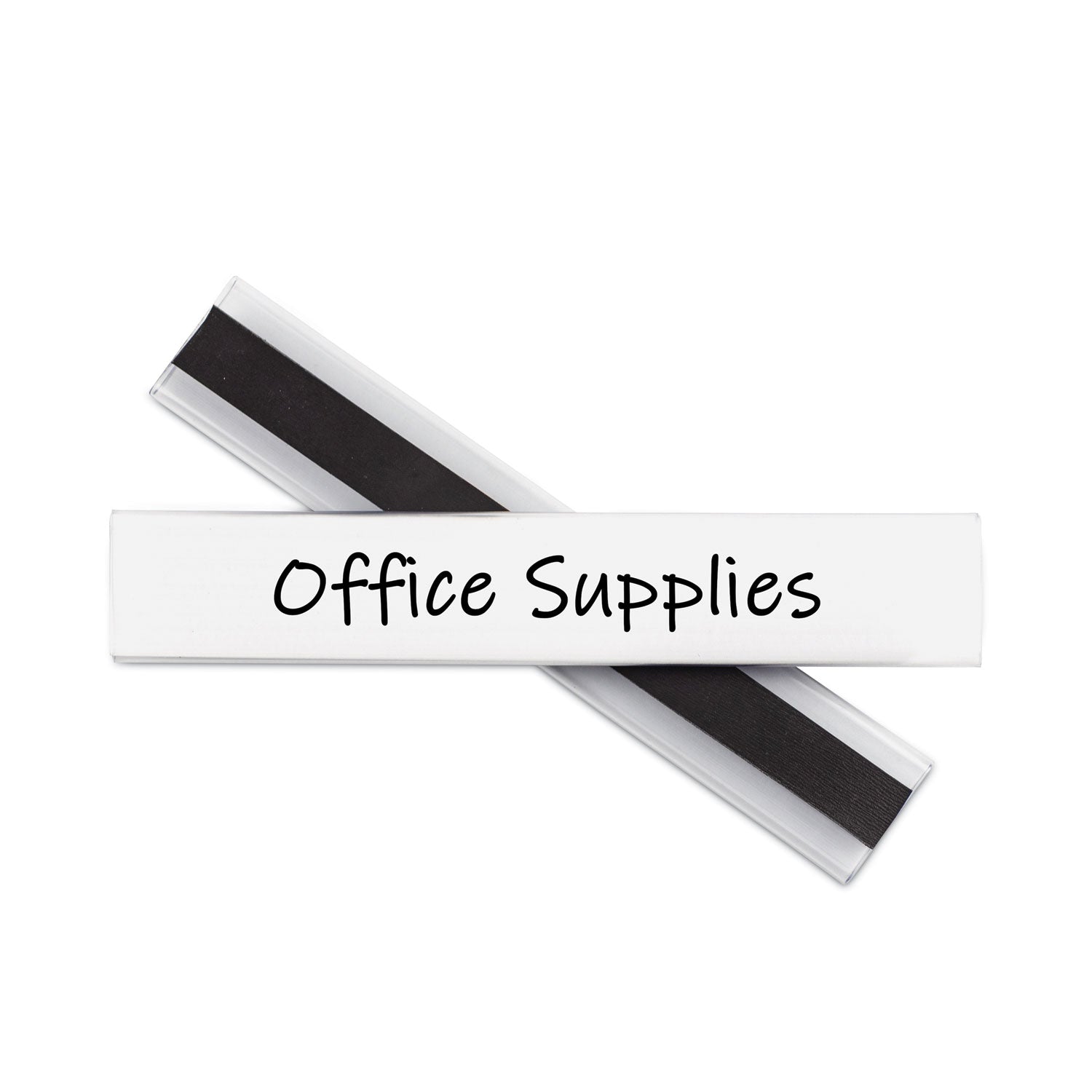 Clear Magnetic Label Holders | 6x1 Strips, 10/Pk