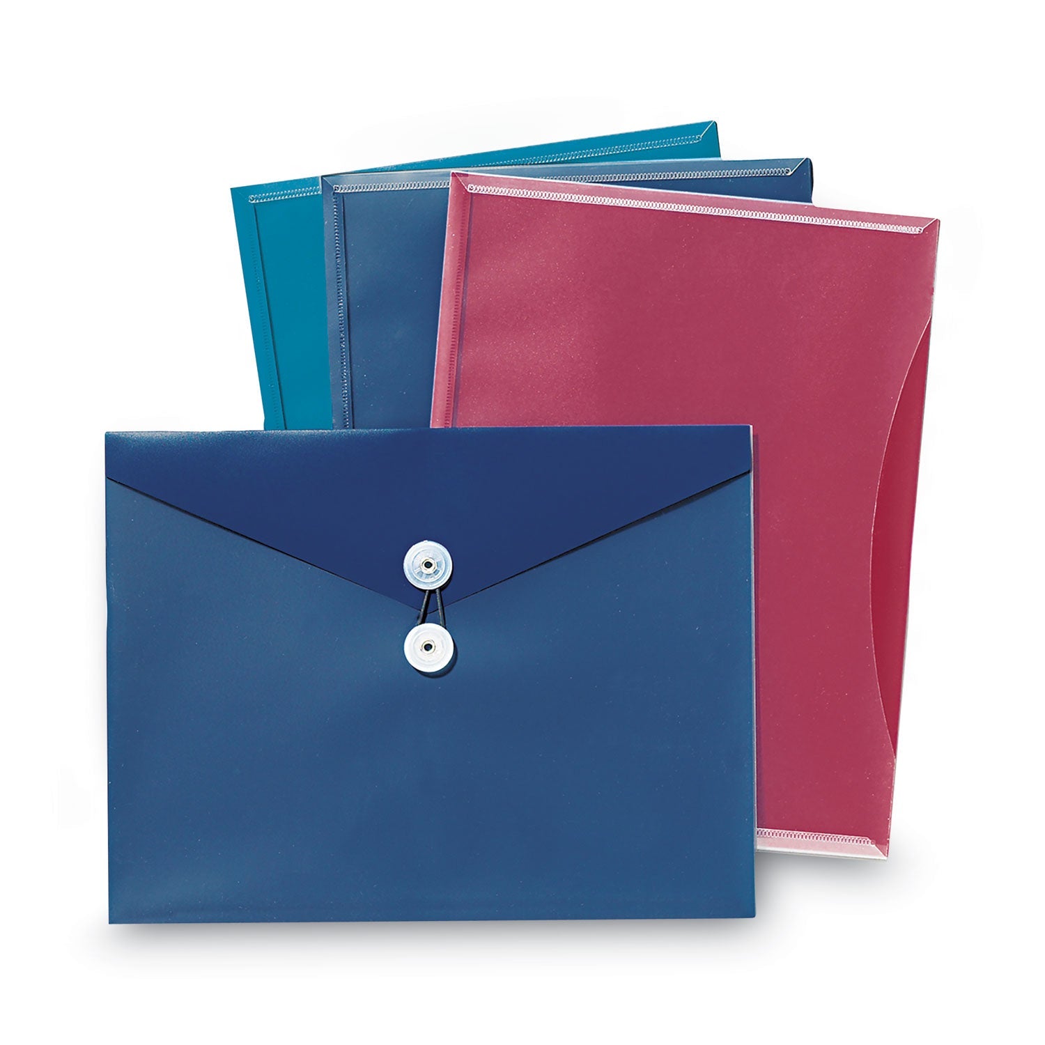 Poly Envelopes | Letter Size, Assorted, 4/Pack