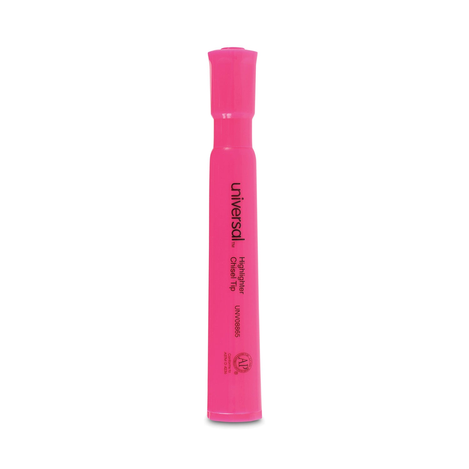 Desk Highlighters | Pink, Chisel Tip, Dozen