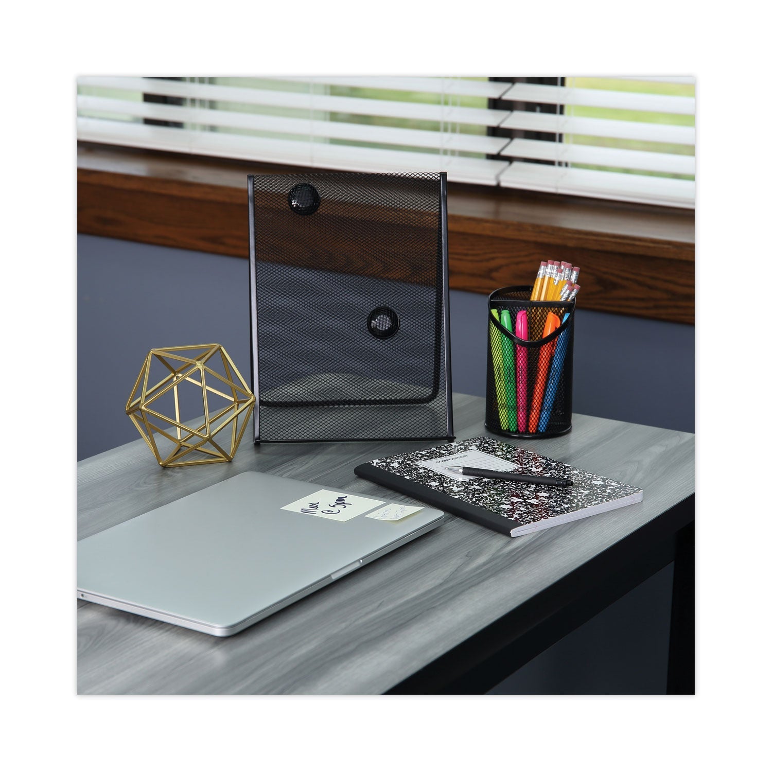 Universal™ Ballpoint Pen, Retractable, Medium 1 Mm, Black Ink, Black Barrel, Dozen